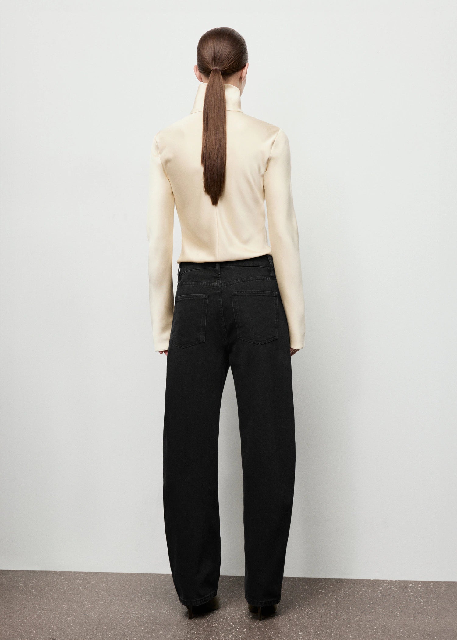 High Waisted Barrel Jeans