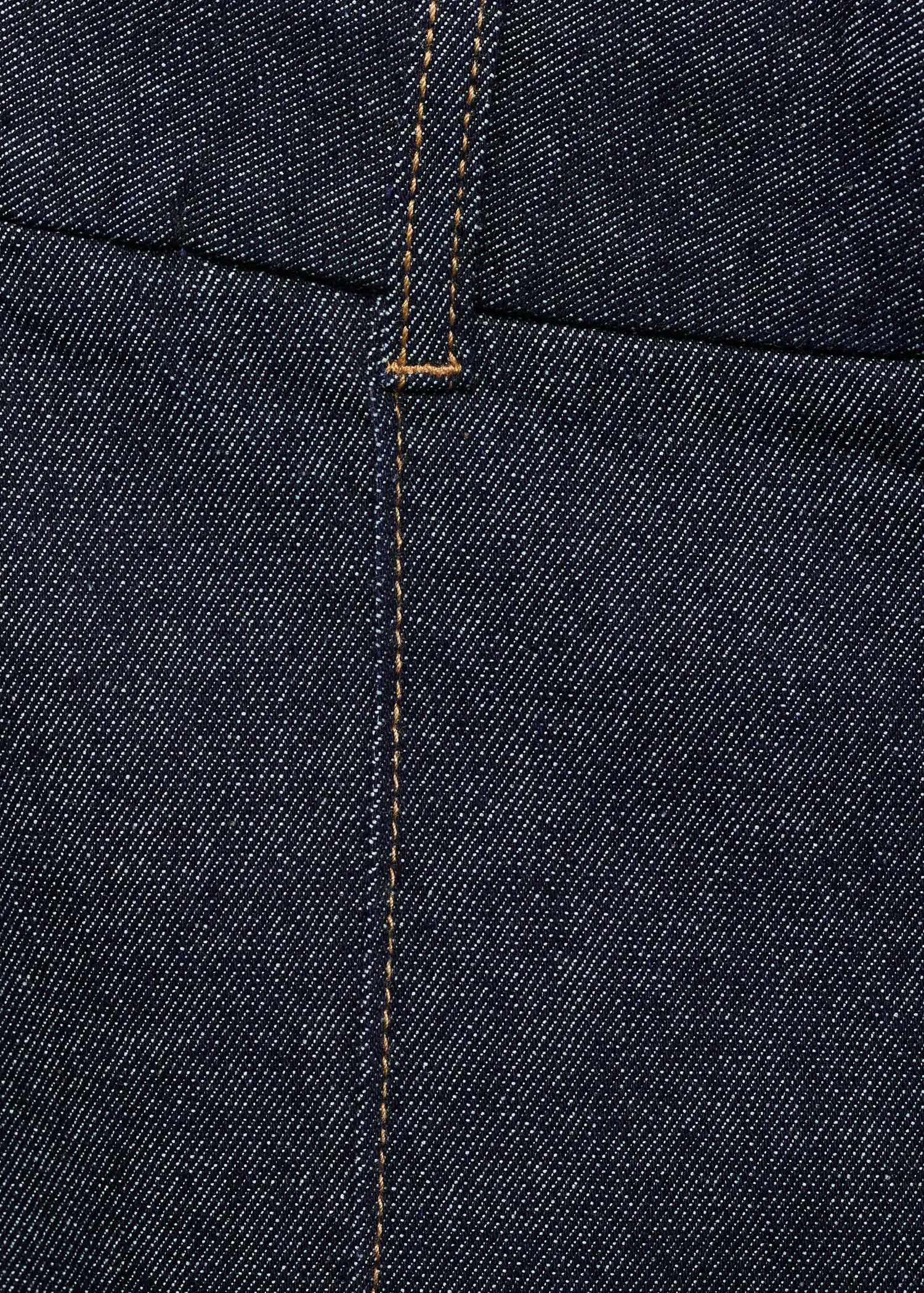 High Waisted Culotte Jeans With Stitching