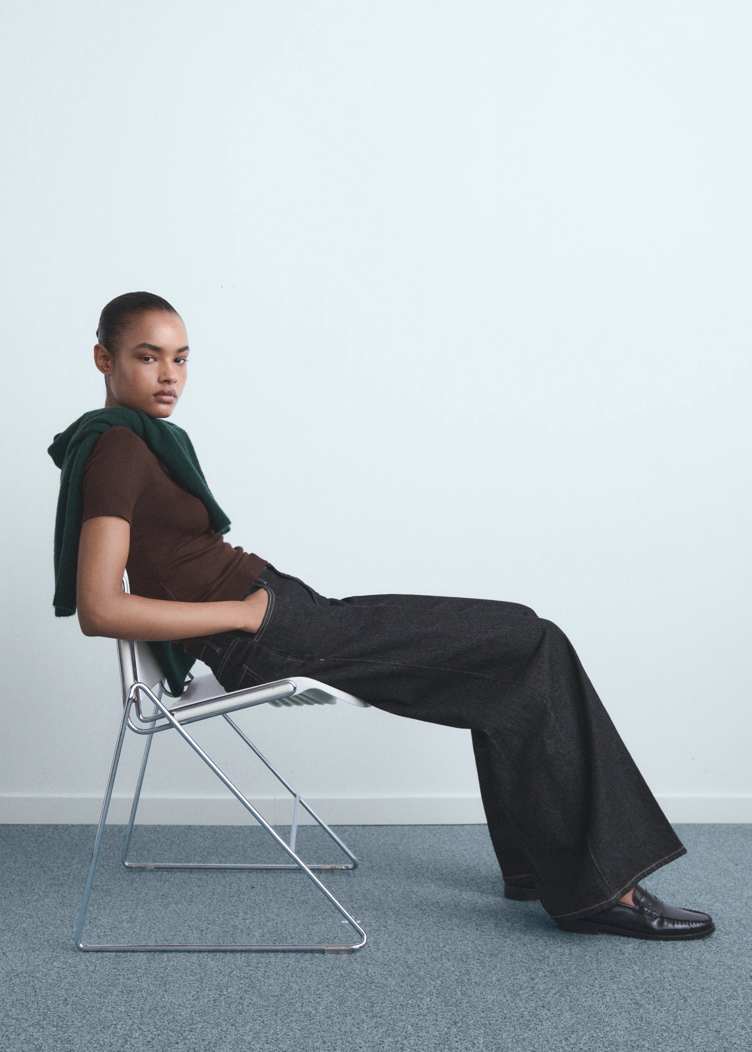 High Waisted Wide Leg Jeans