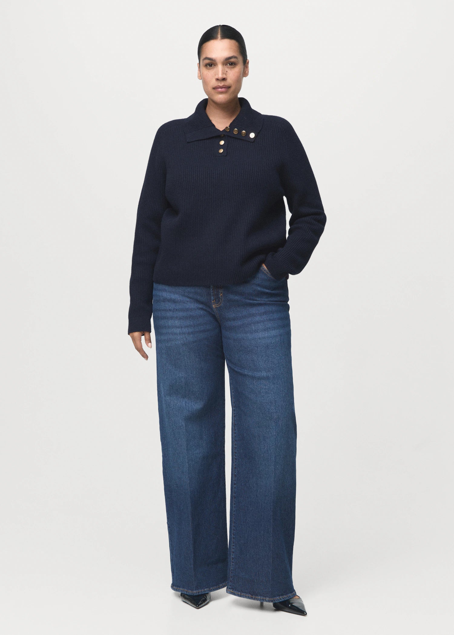 High Waisted Wide Leg Jeans