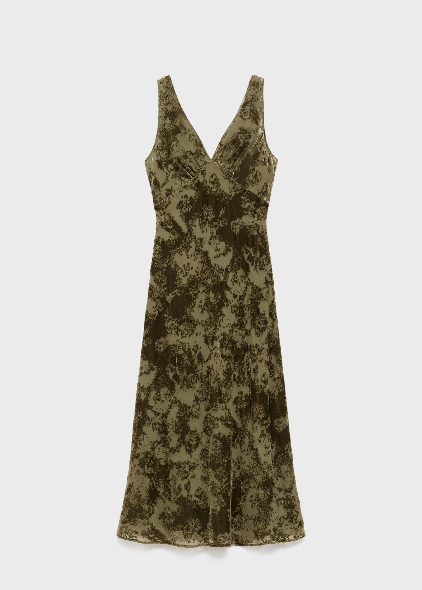 Jacquard V Neck Dress