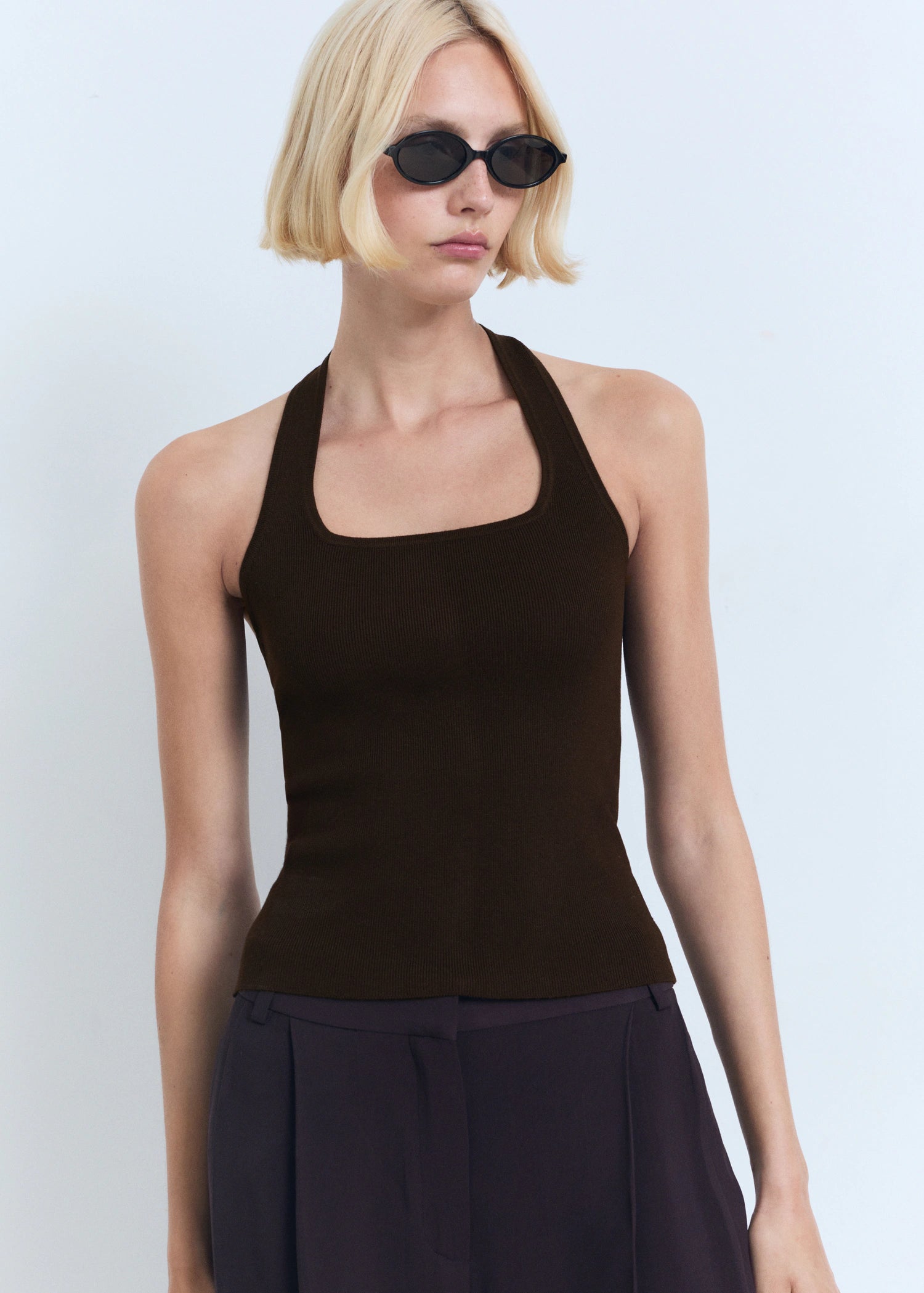 Knit Halter Top