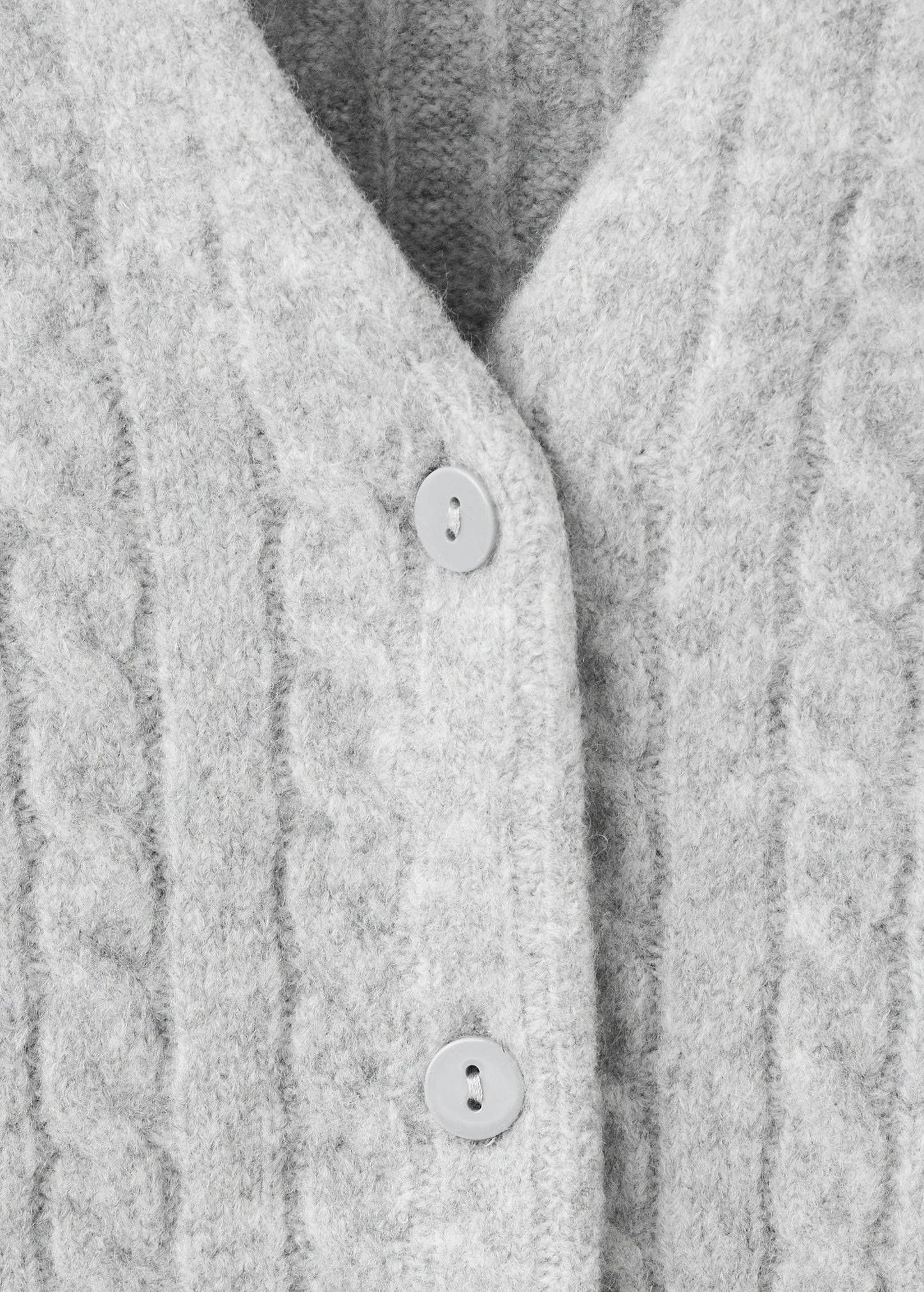 Knitted Braided Cardigan