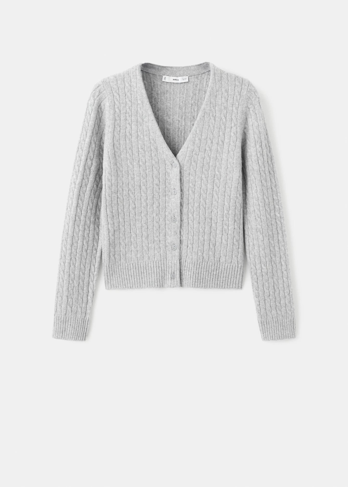 Knitted Braided Cardigan