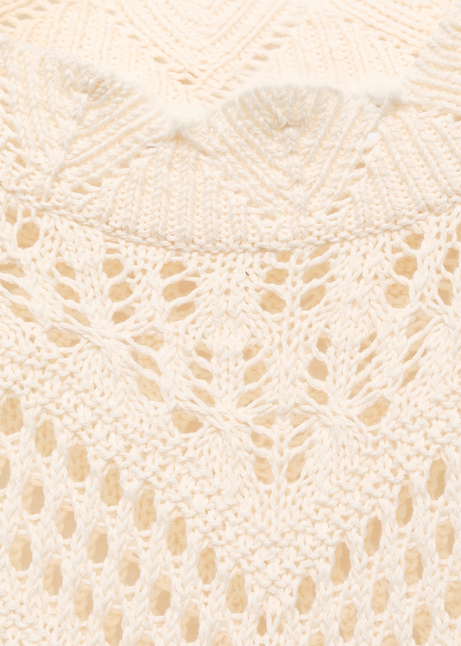 Knitted Sweater With Openwork Details