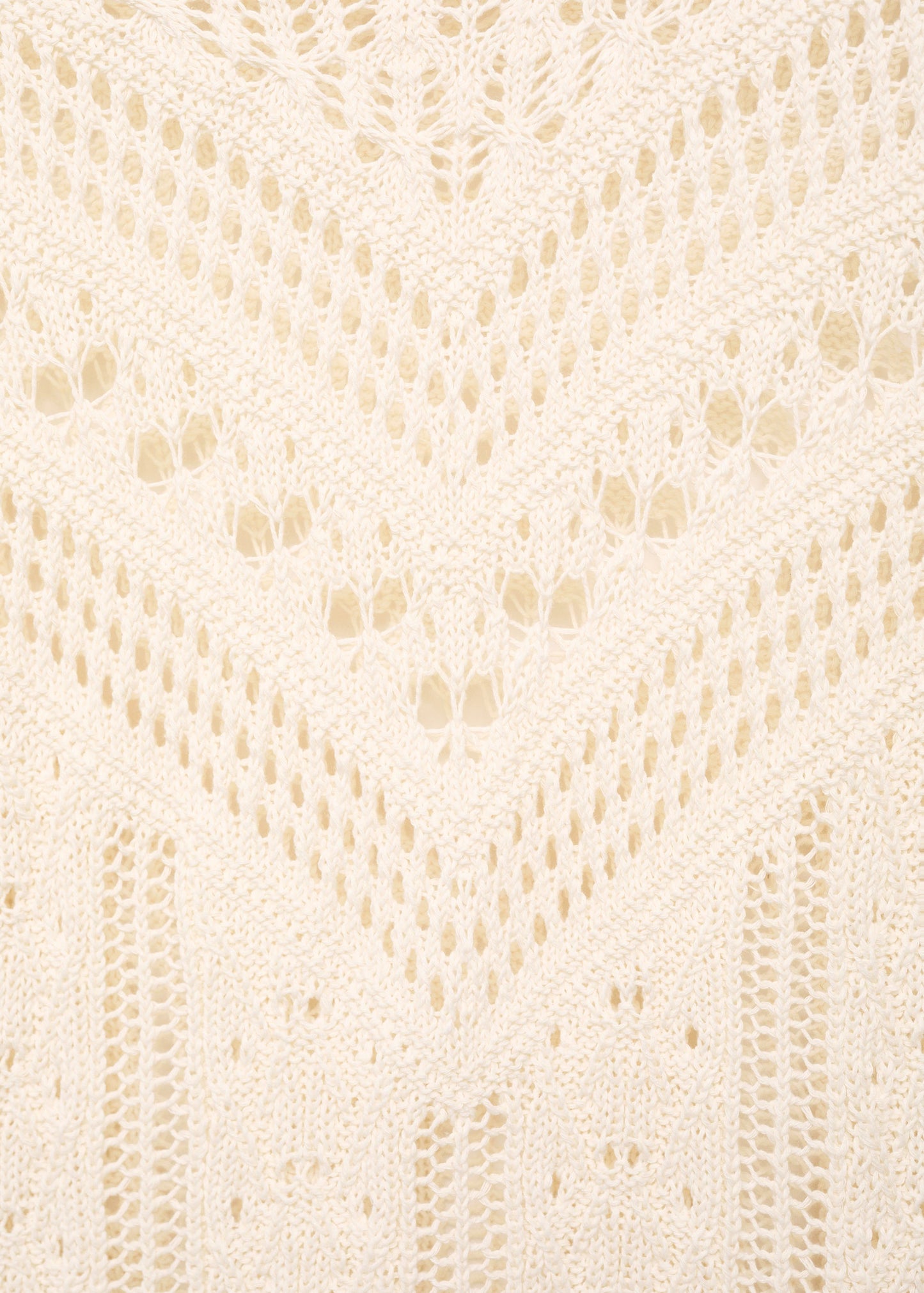 Knitted Sweater With Openwork Details