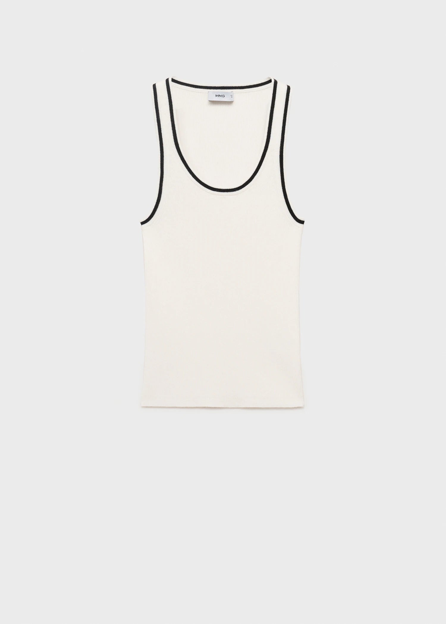 Knitted Top With Contrast Details