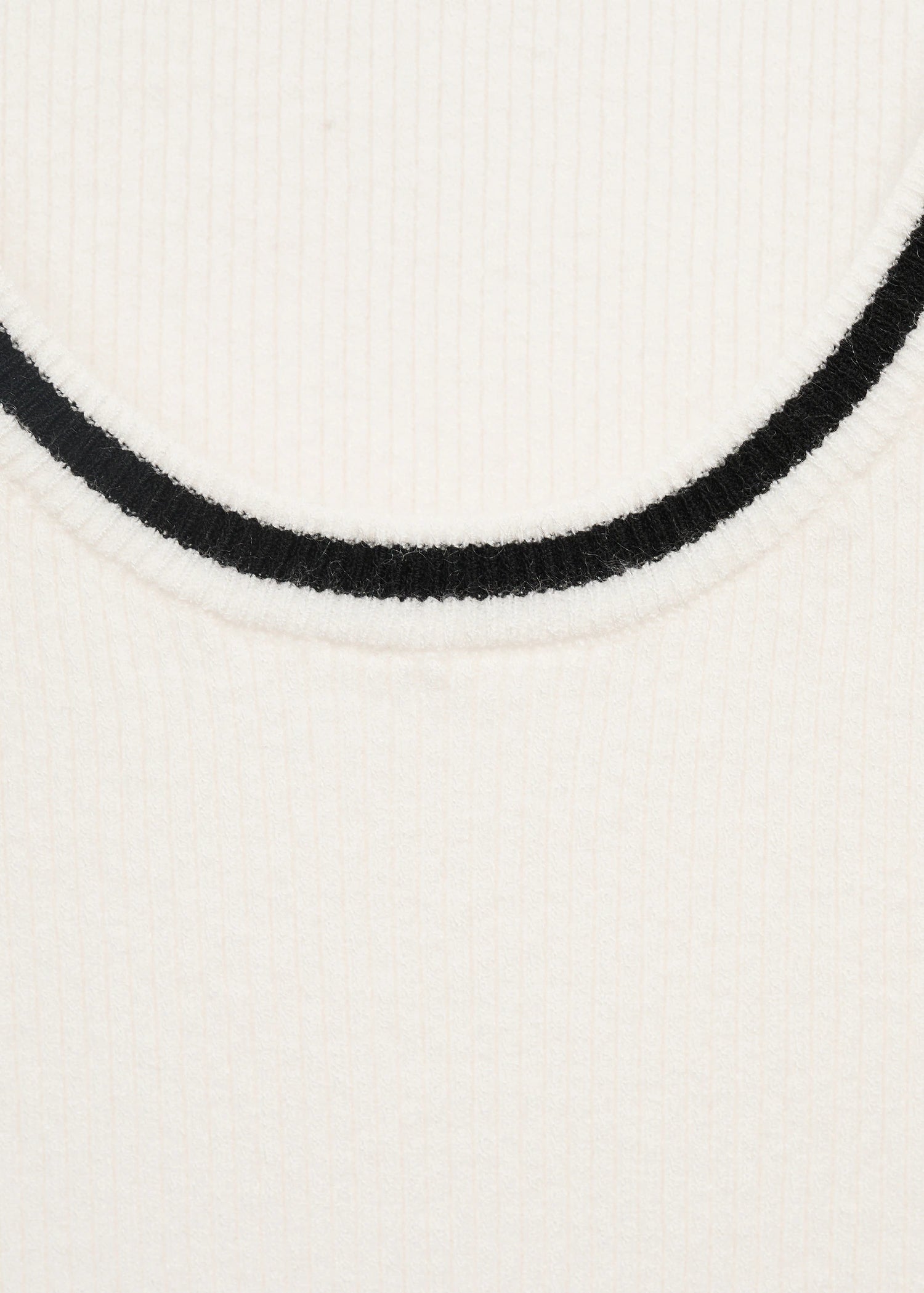 Knitted Top With Contrast Details