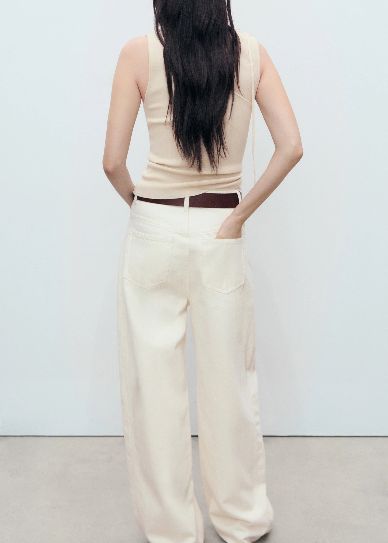 Knitted Top With Cut Out