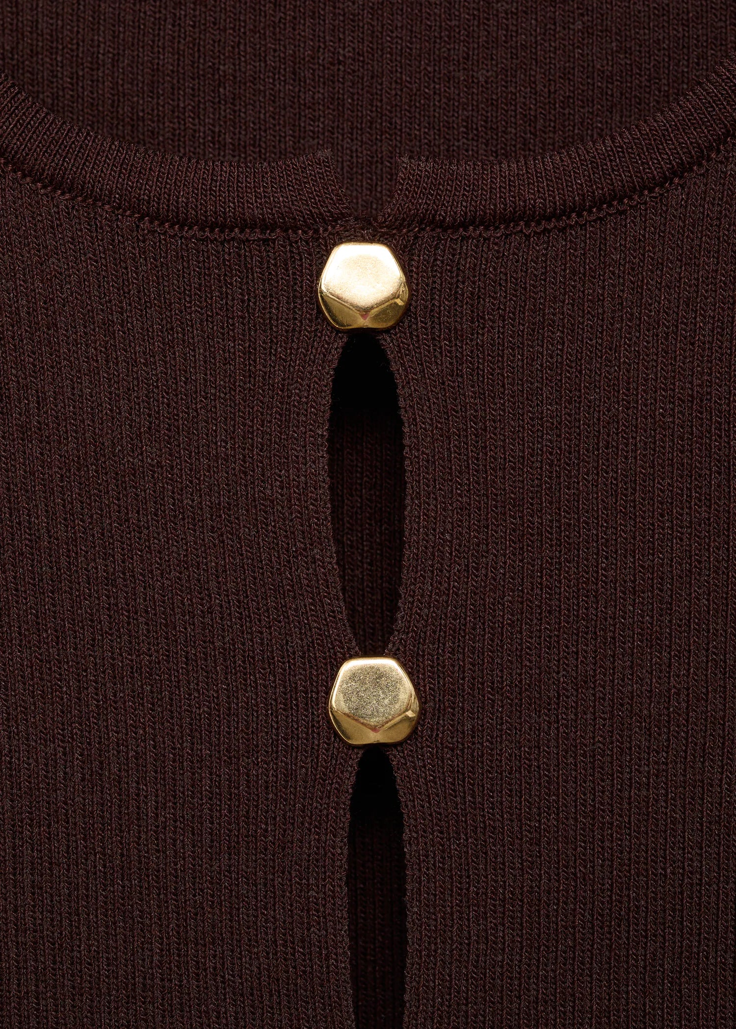 Knitted Waistcoat With Slits