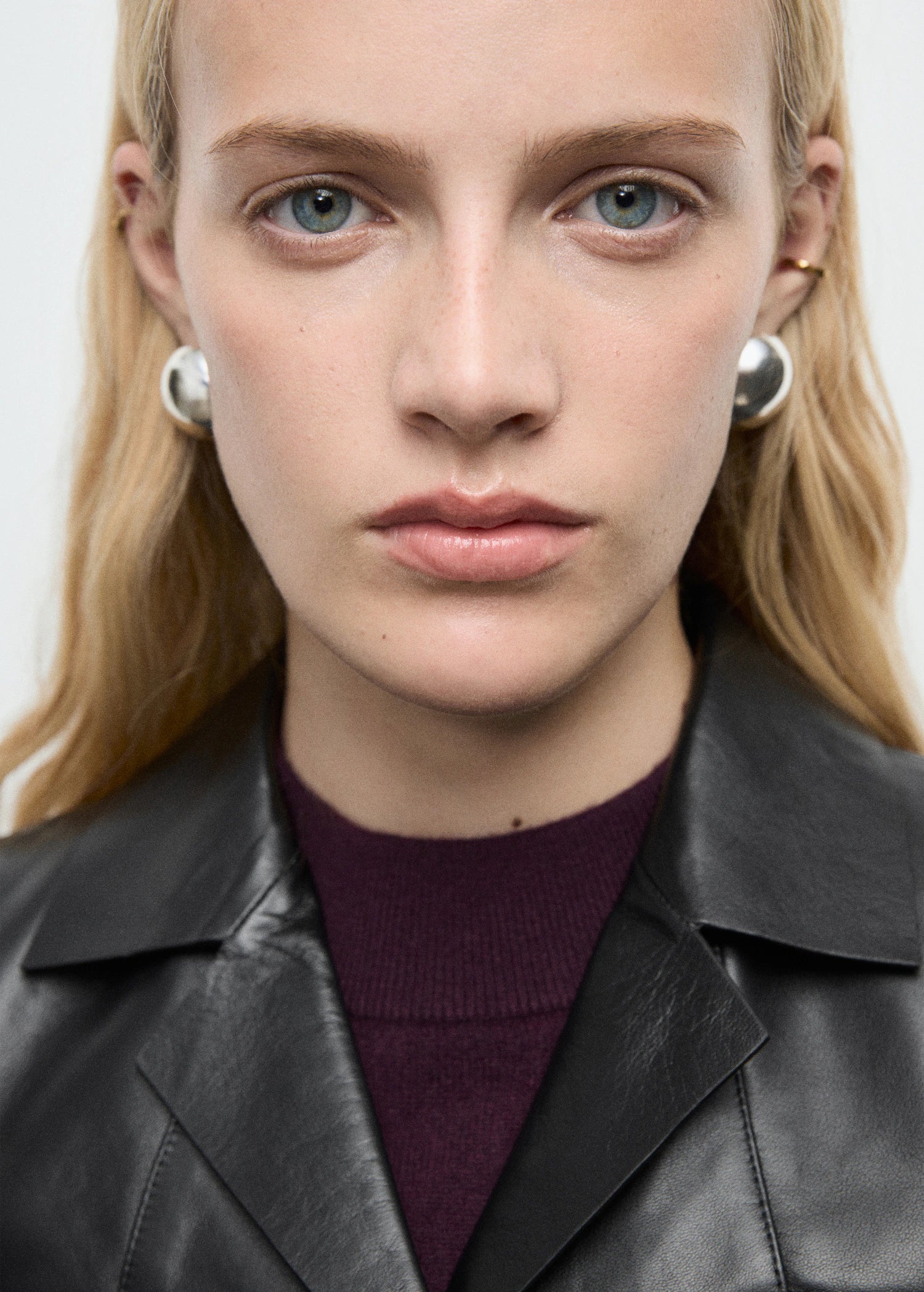 Leather Jacket With Flap Pockets