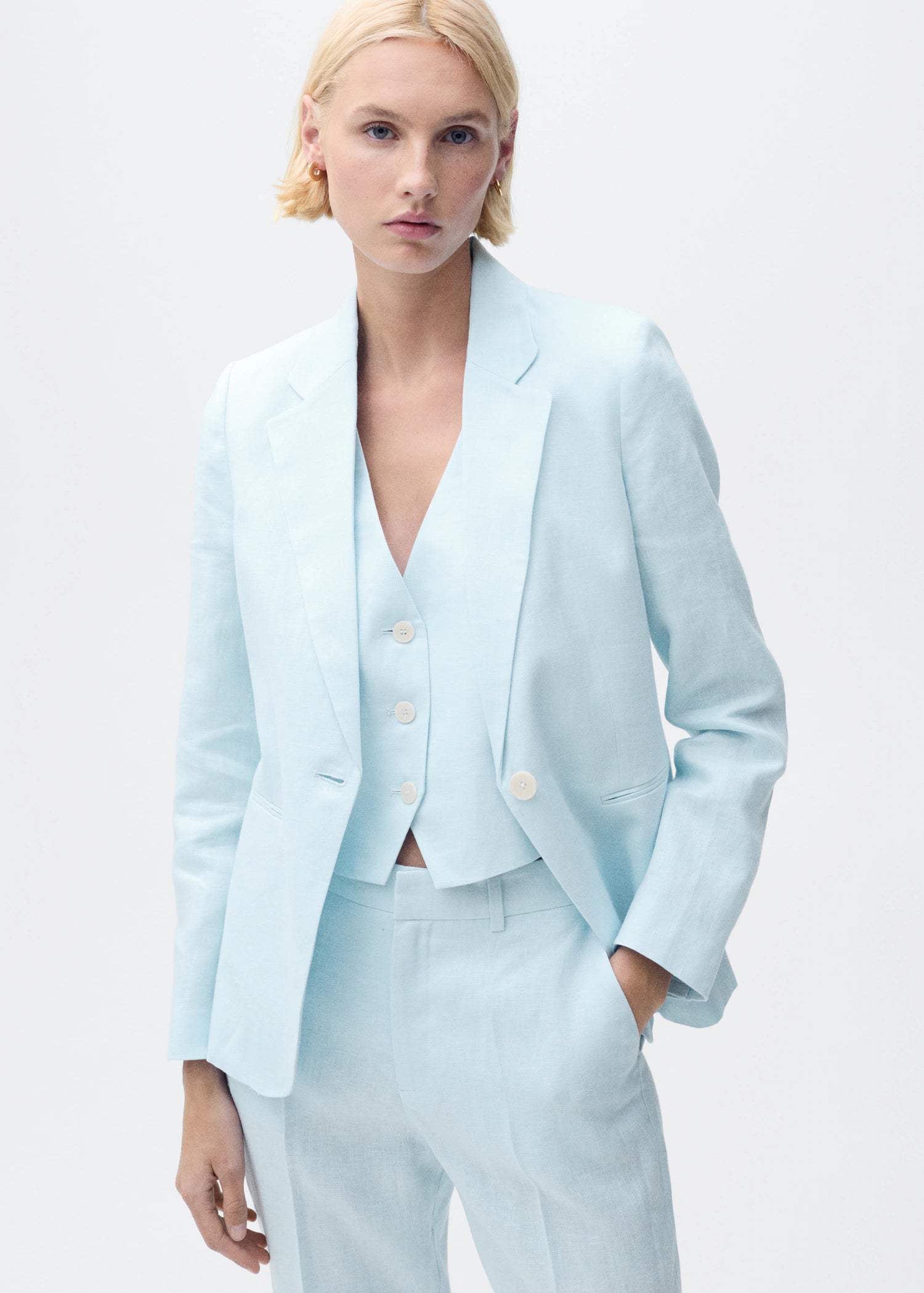 Linen Suit Jacket