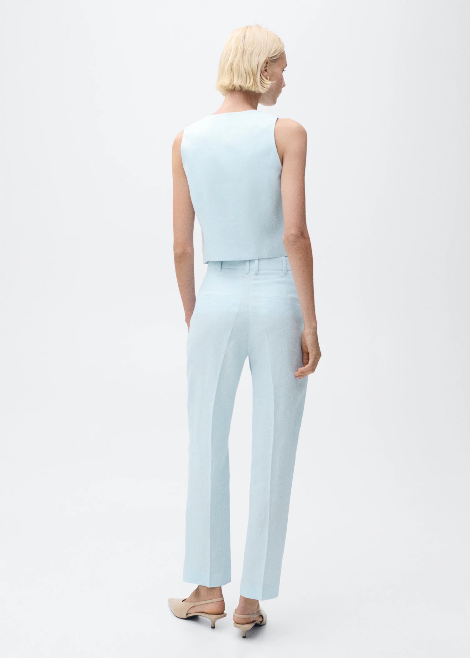 Linen Suit Waistcoat