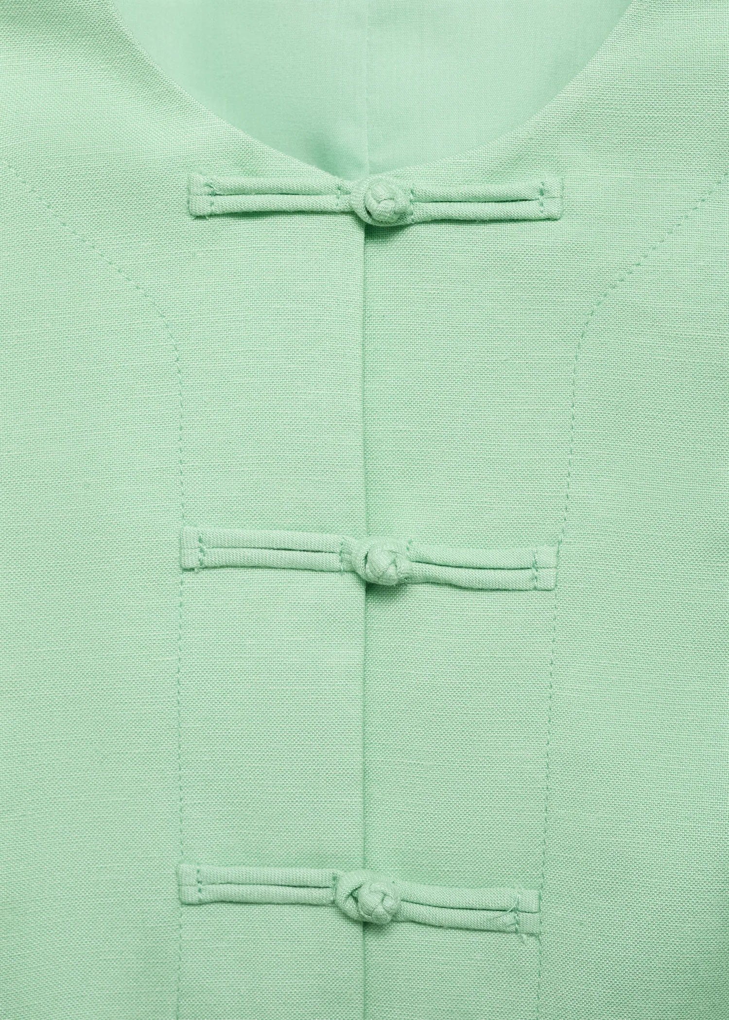 Linen Blend Suit Waistcoat