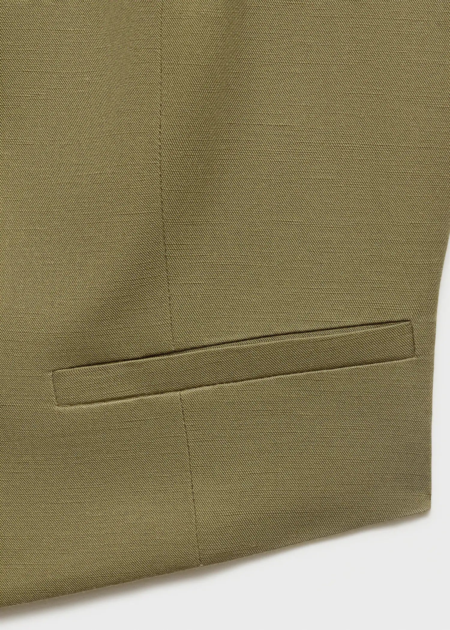 Linen Blend Suit Waistcoat