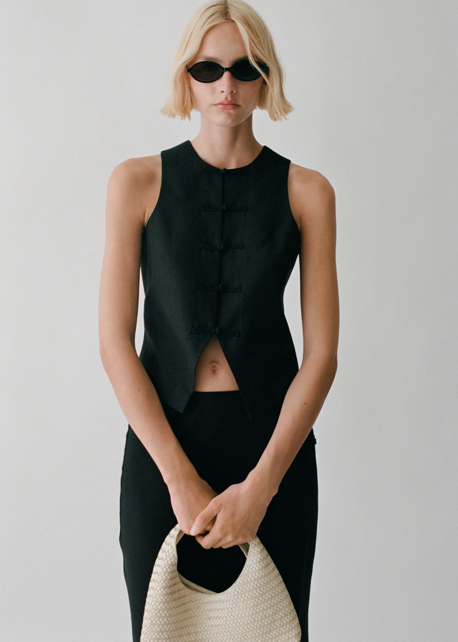 Linen Blend Suit Waistcoat