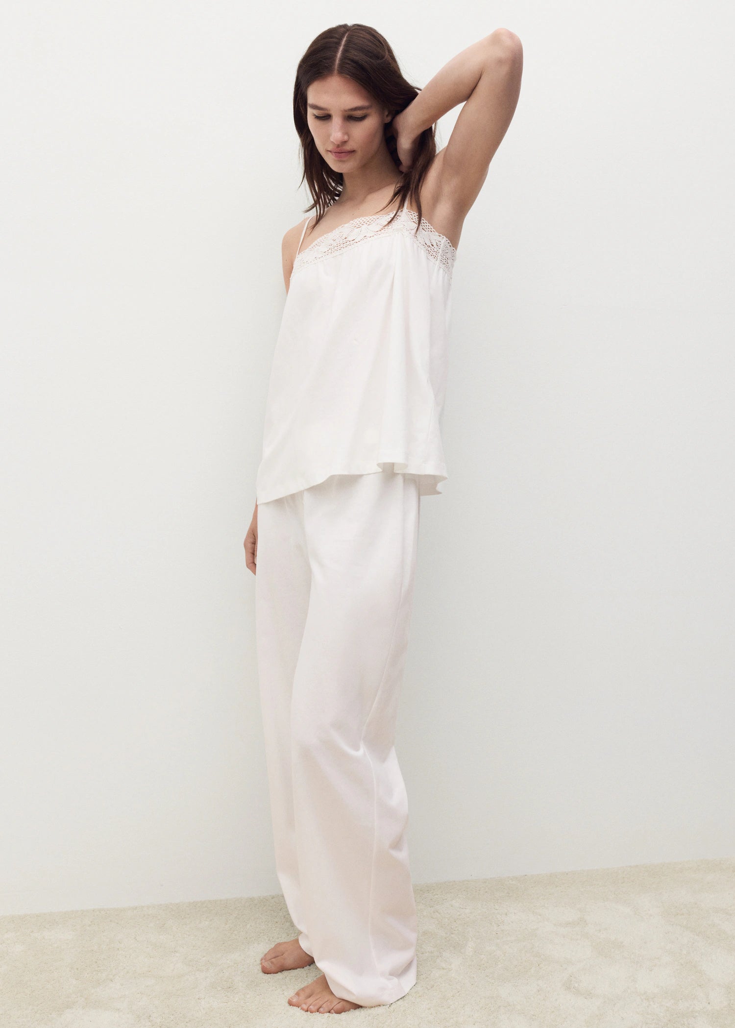 Long Cotton Pyjama Trousers
