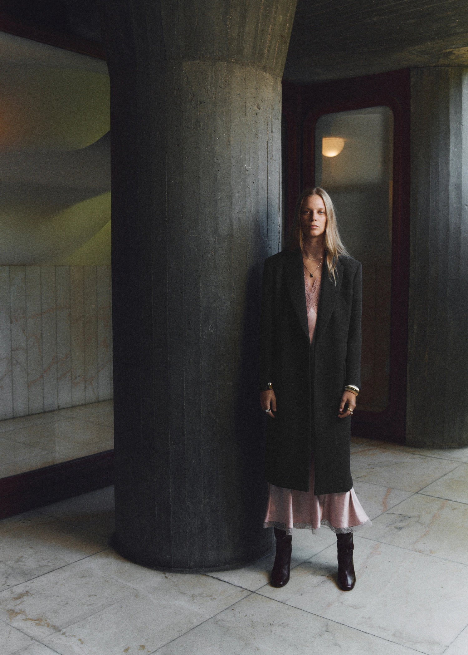 Long Double Breasted Coat