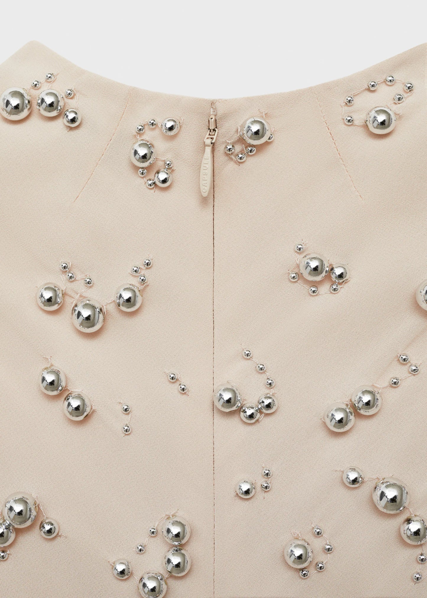 Long Dress With Embroidered Spheres