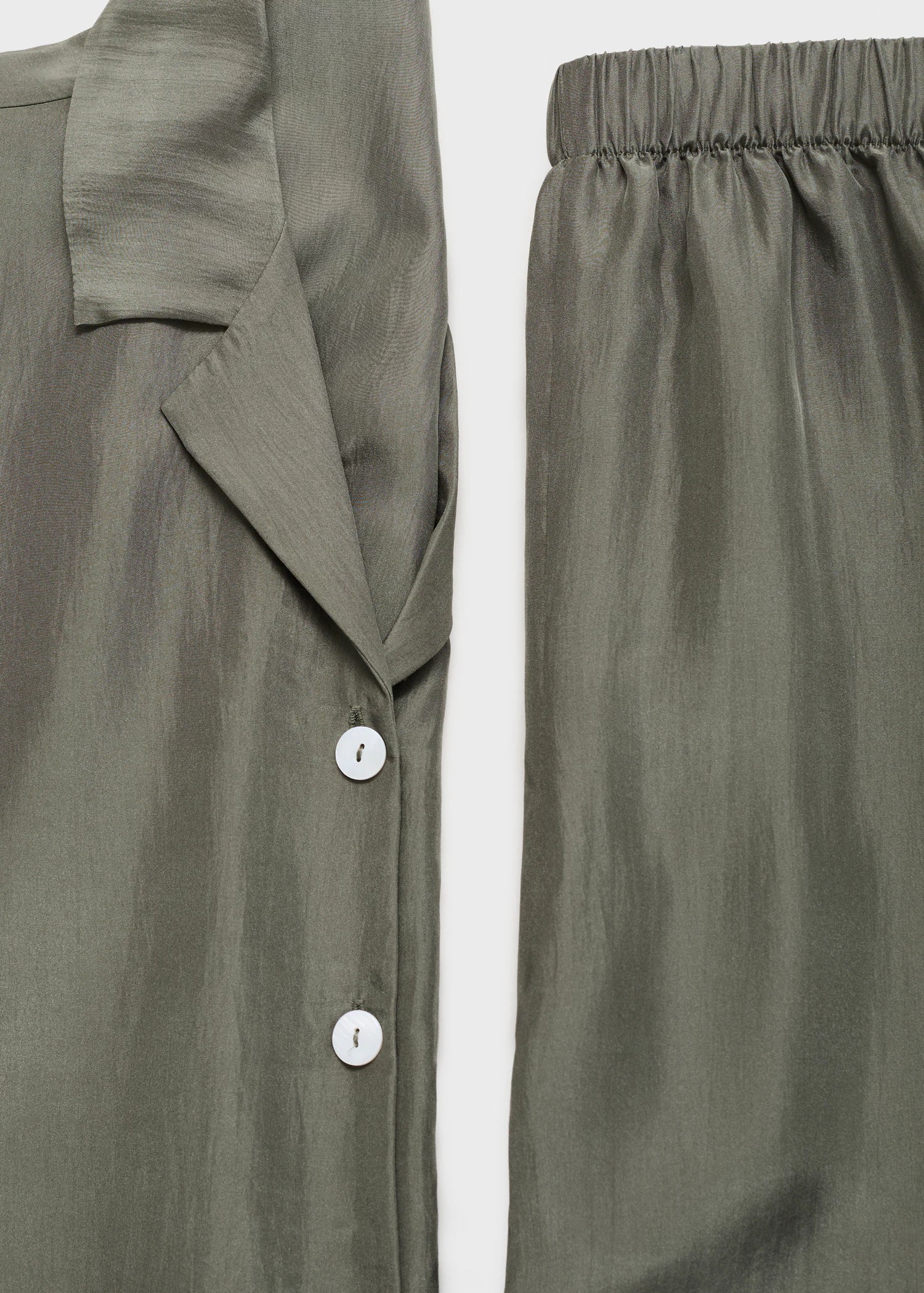 Long Silk Trousers