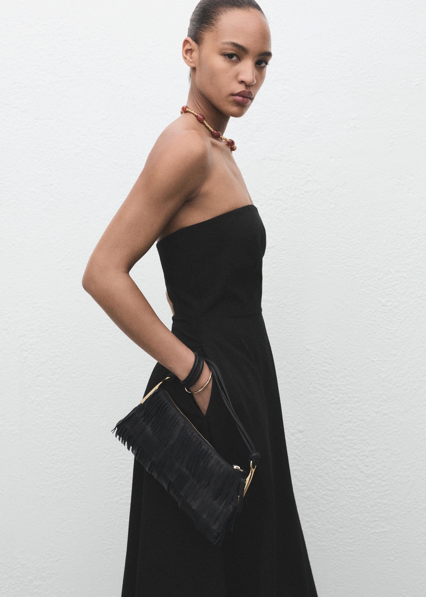 Long Strapless Dress