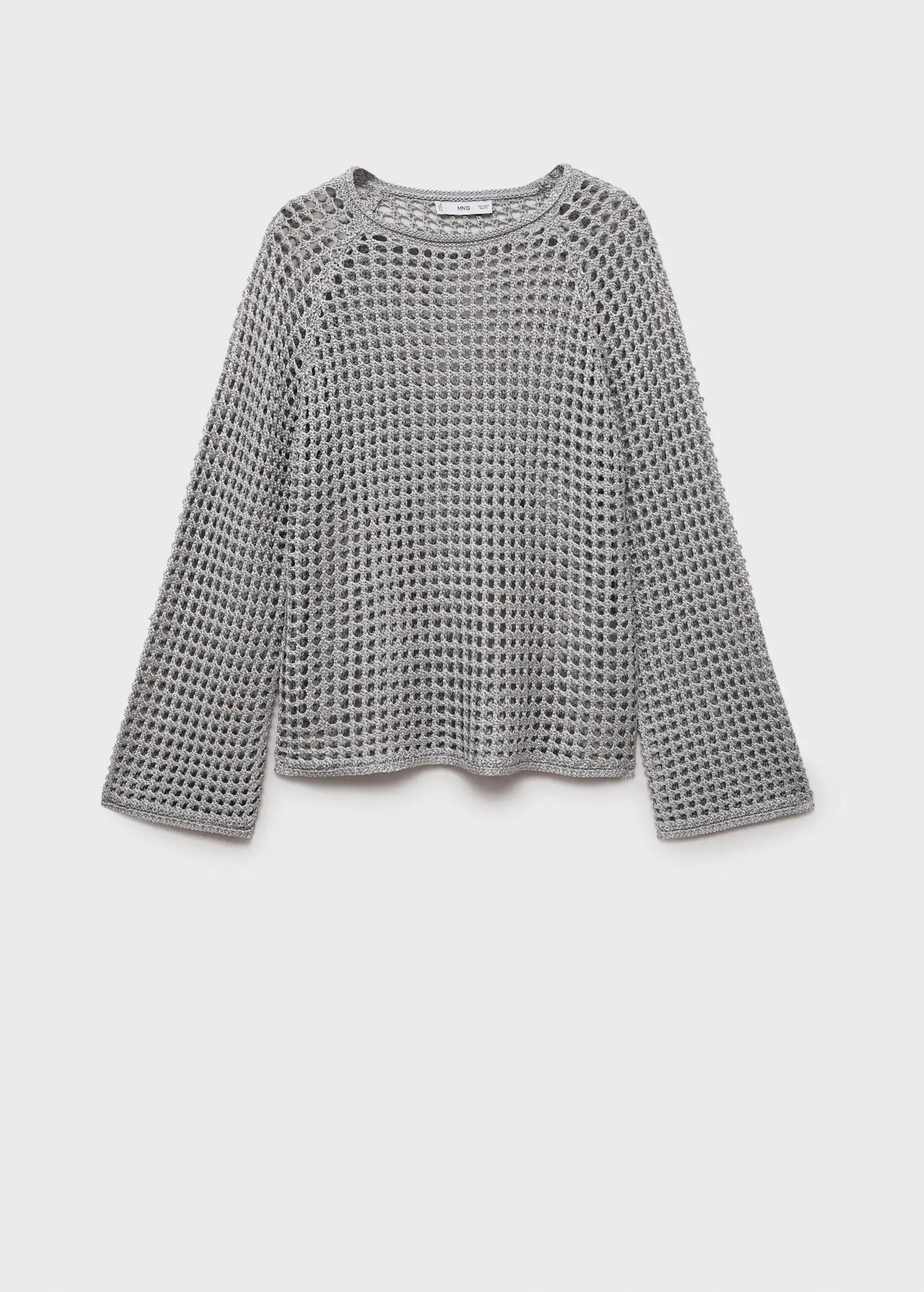 Long Sleeved Crochet Sweater