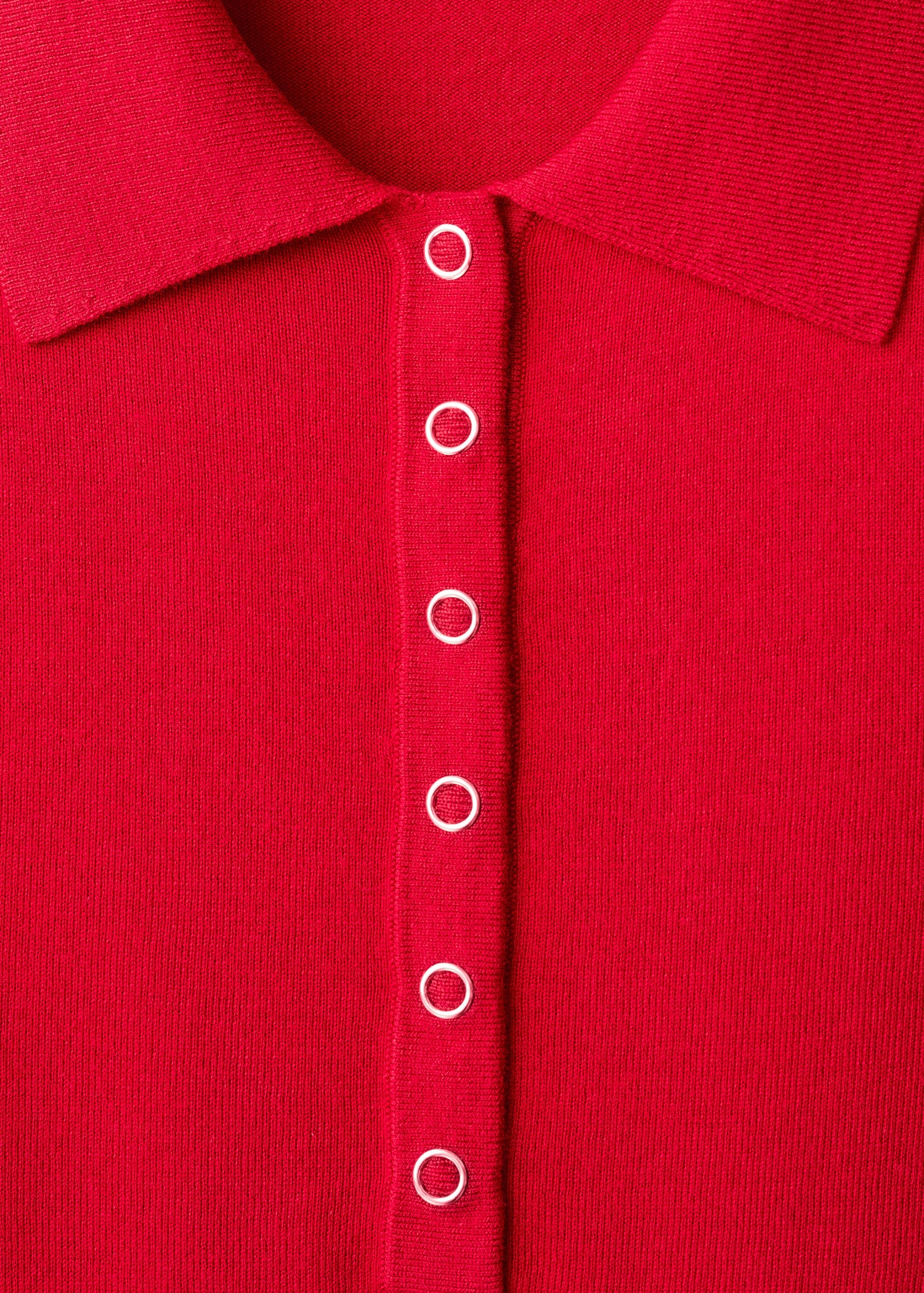 Long Sleeved Polo Neck Sweater