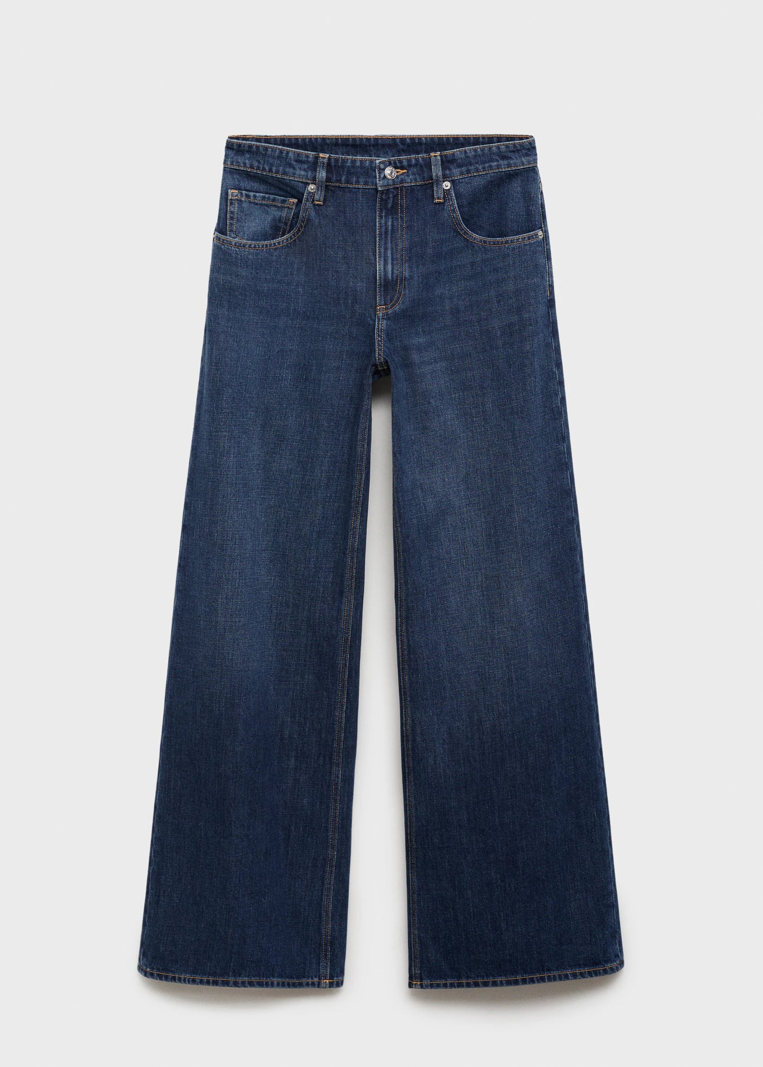 Low Rise Wide Leg Jeans
