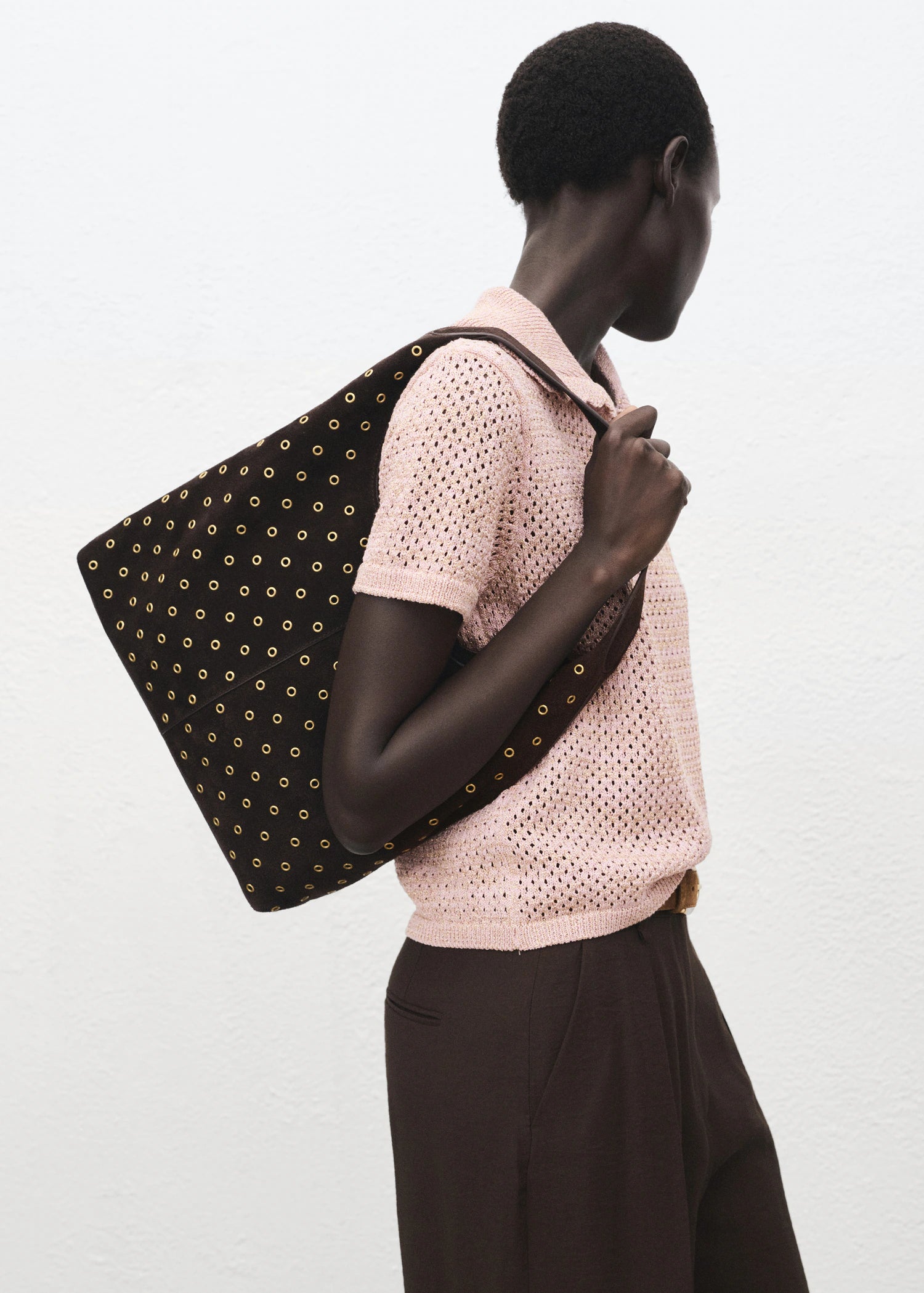 Lurex Crochet Sweater