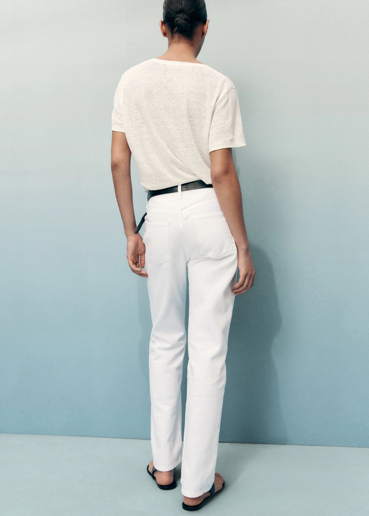 Matilda Medium Rise Straight Fit Jeans