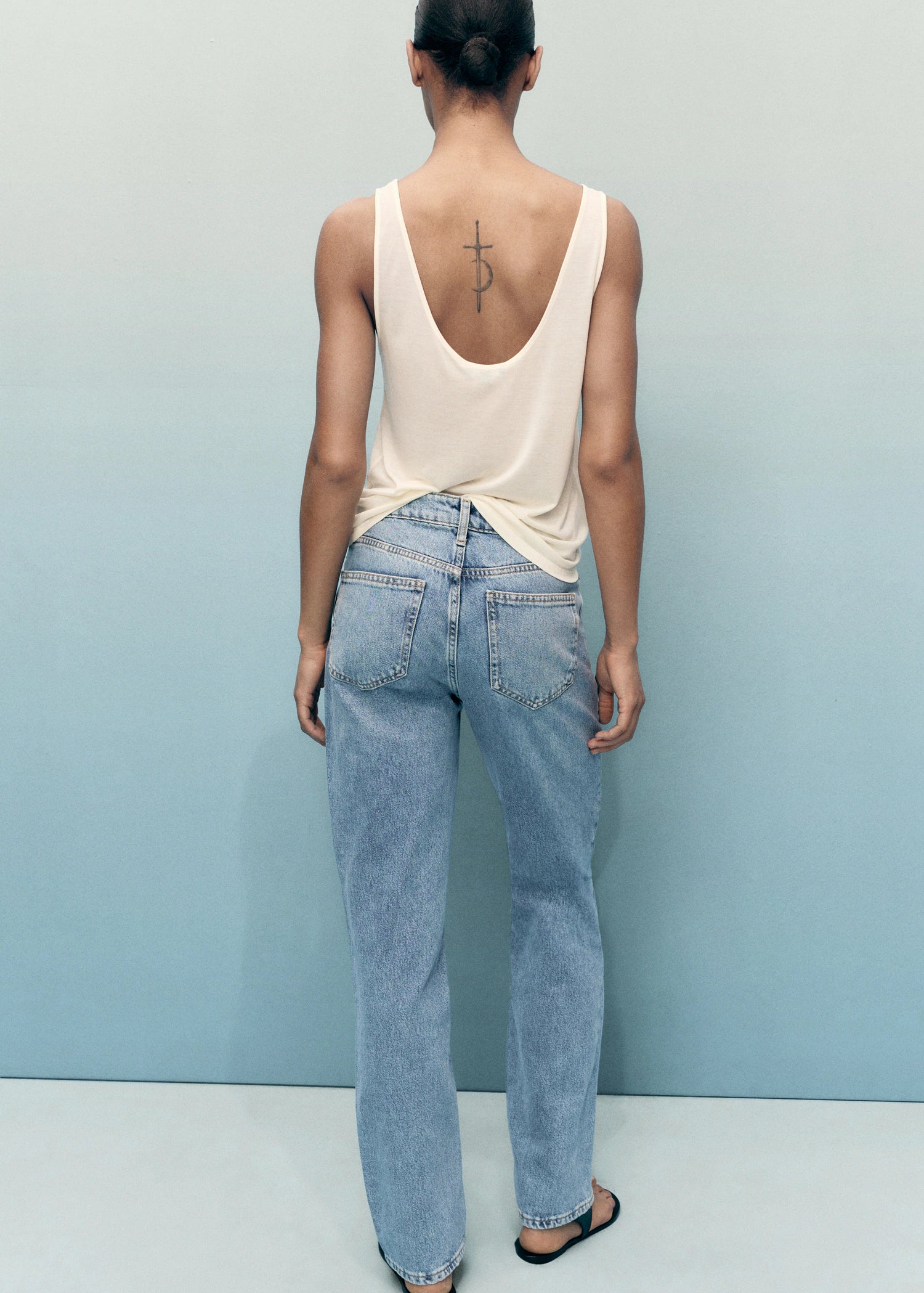 Matilda Medium Rise Straight Fit Jeans