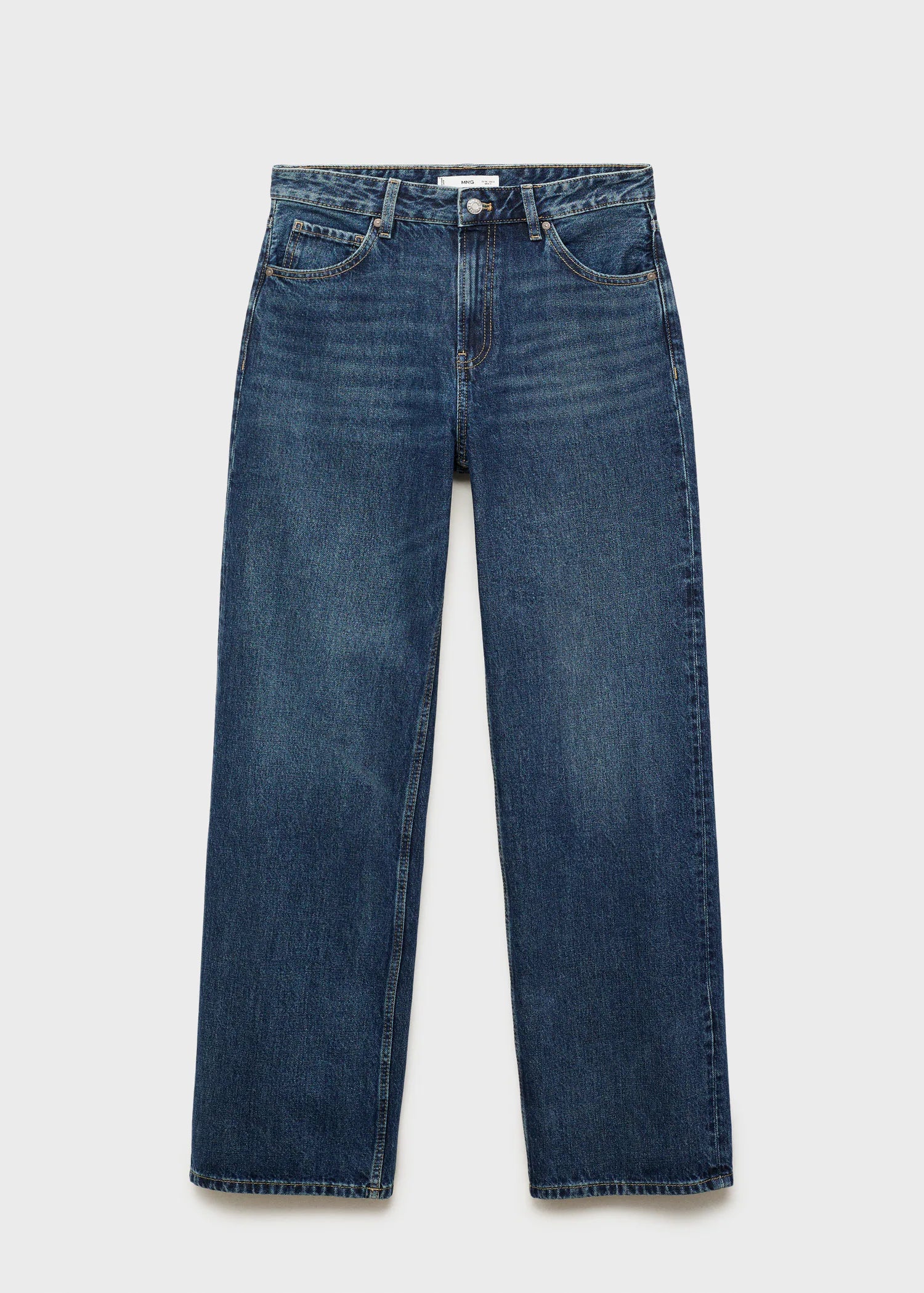 Miami Medium Rise Straight Fit Jeans