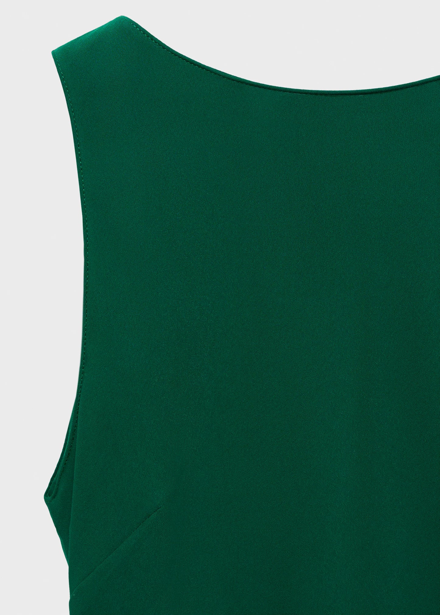 Midi Dress With Open Back