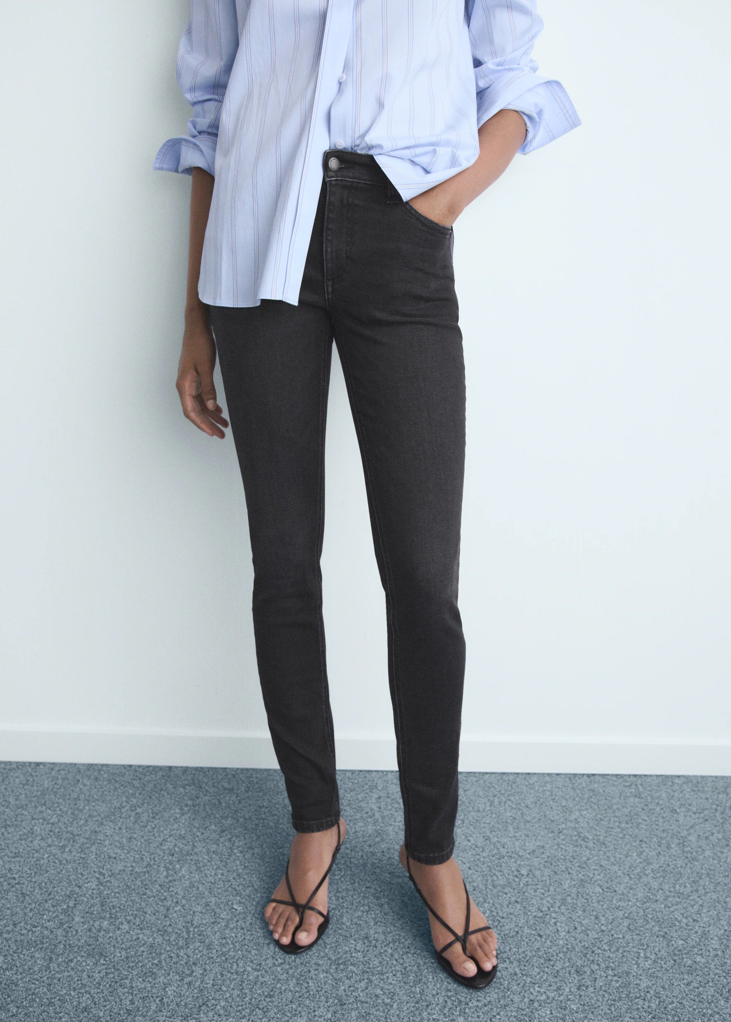 Mid Rise Skinny Jeans