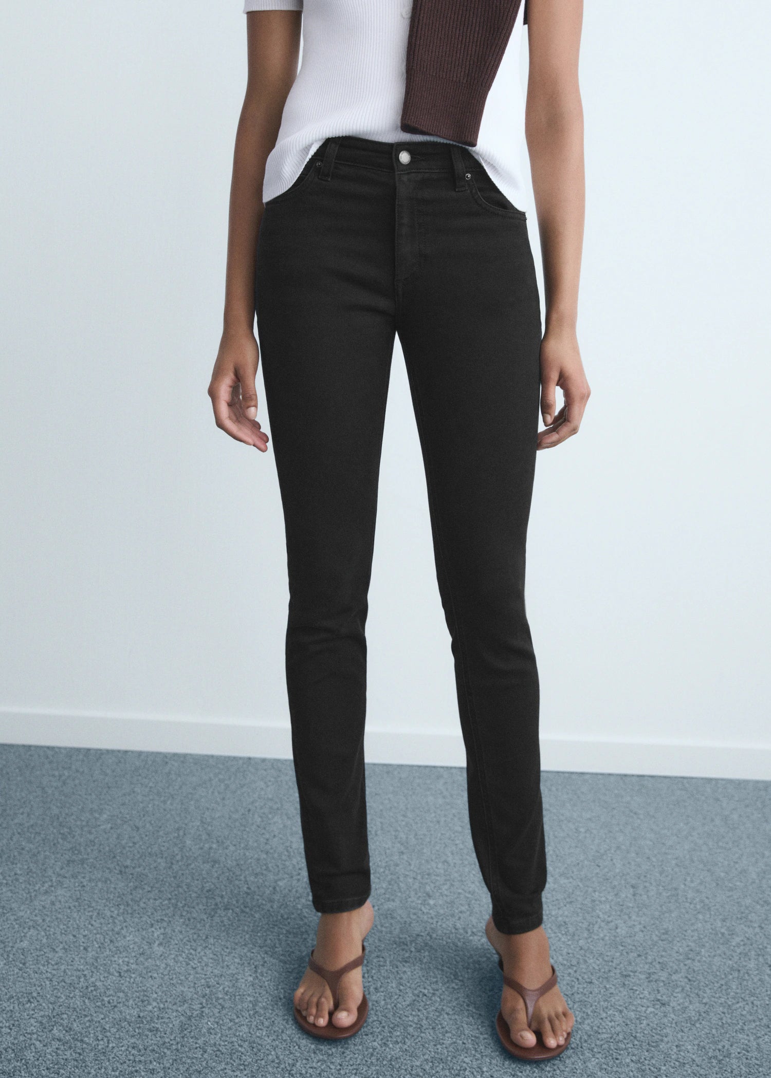 Mid Rise Skinny Jeans