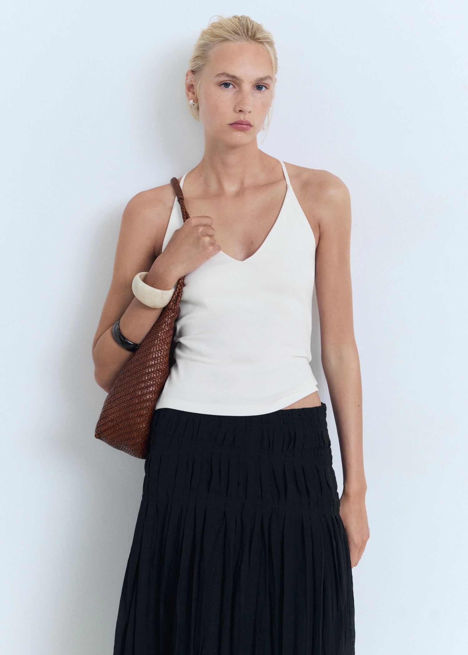 Open Back Cotton Top