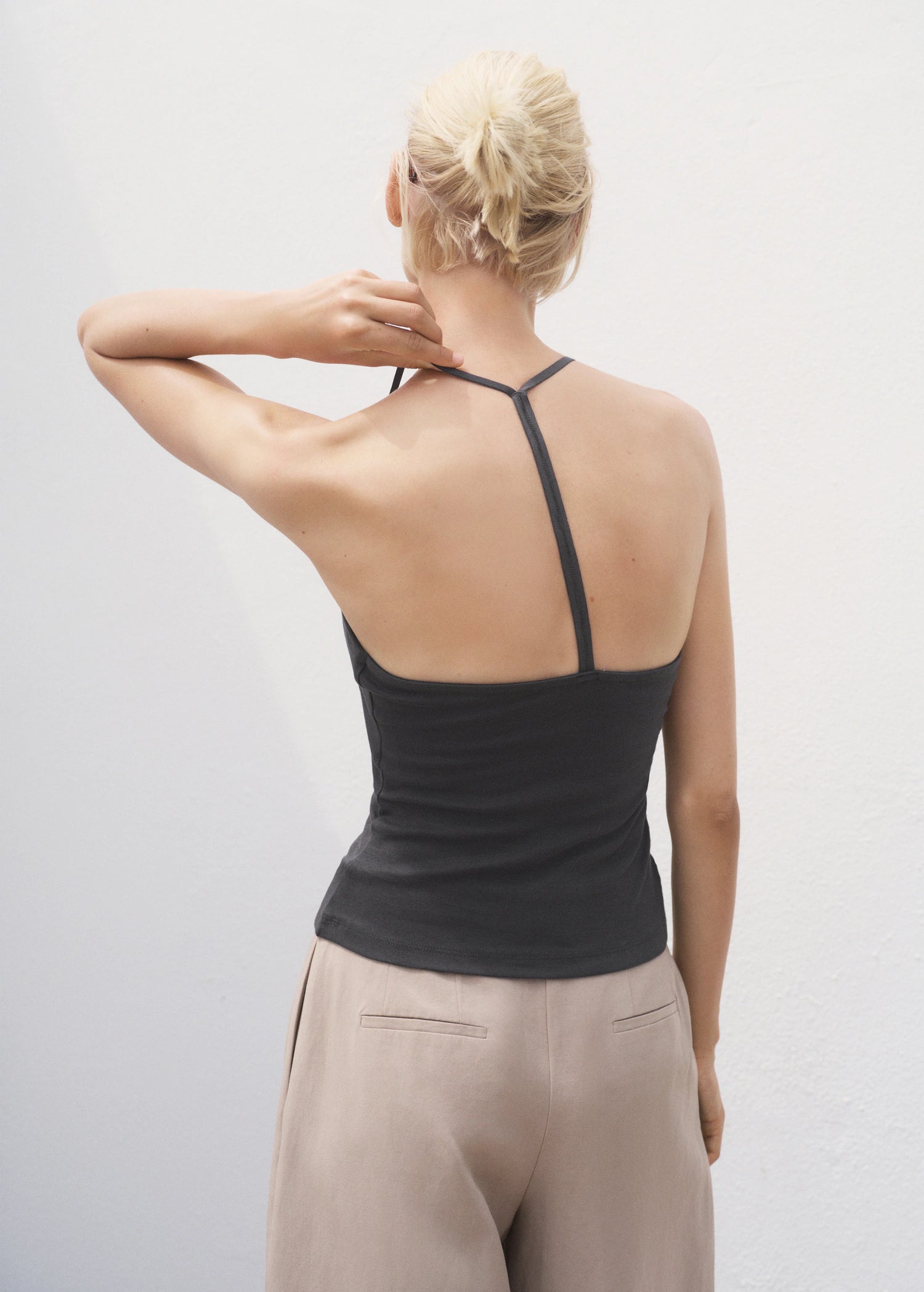 Open Back Cotton Top