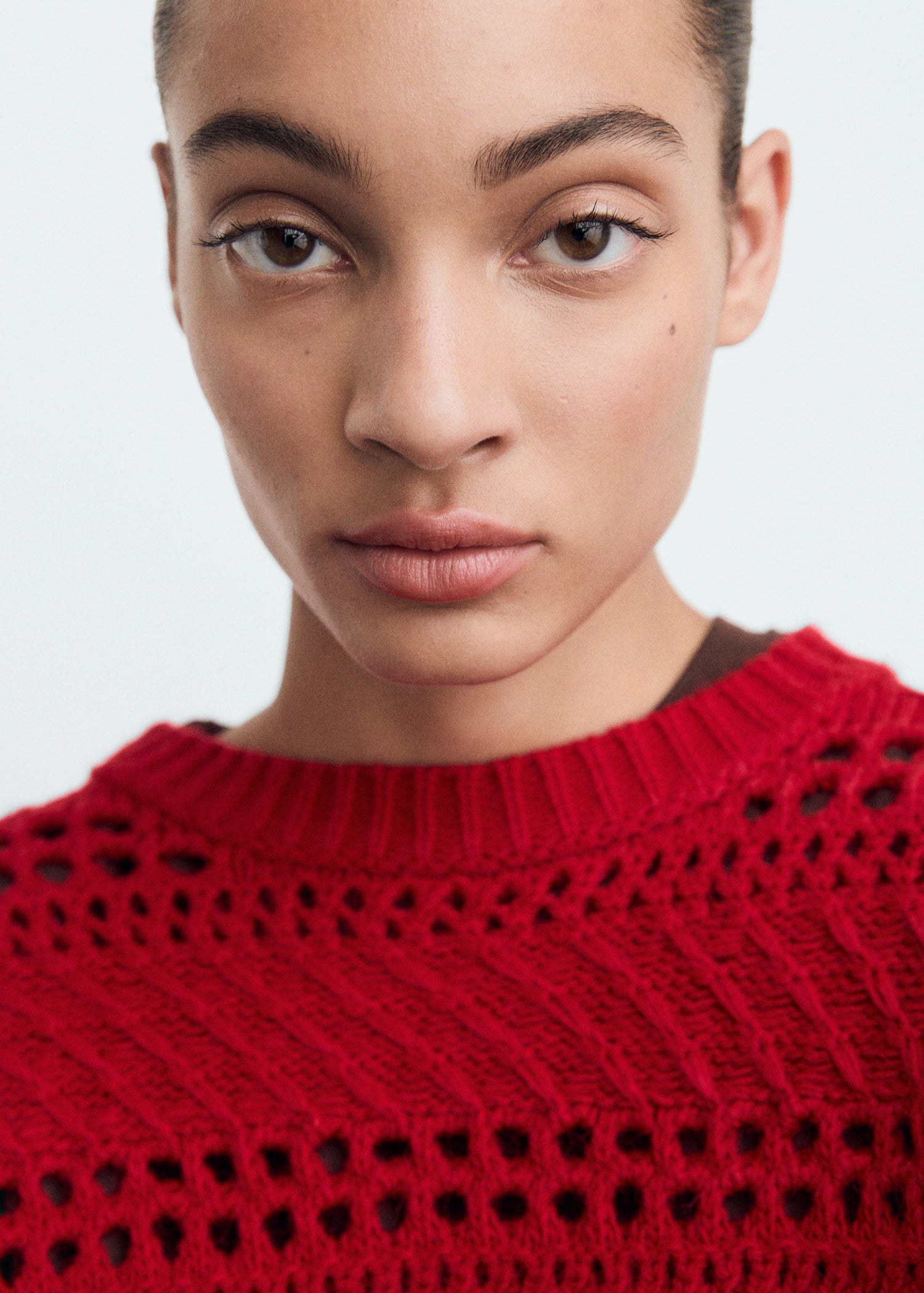 Openwork Knit Sweater