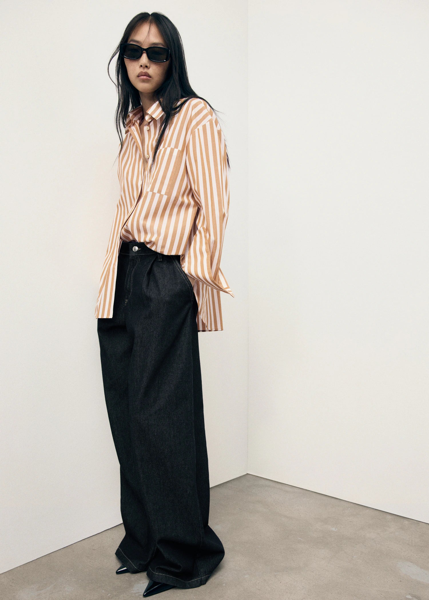 Oversize Striped Shirt