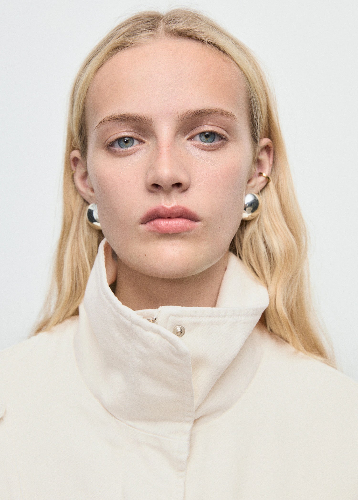 Oversized Denim Parka With Pockets