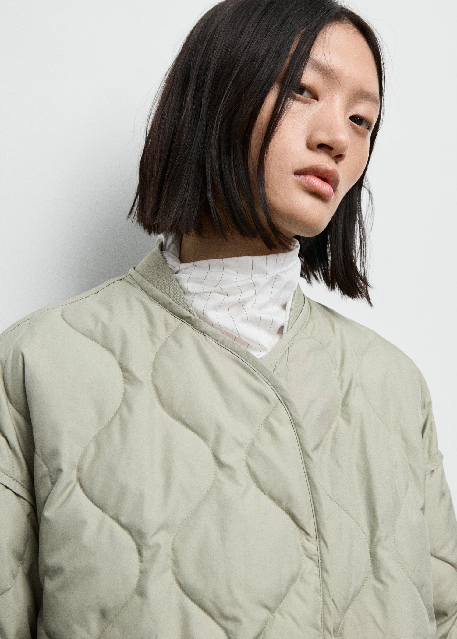 Oversized Quilted Anorak