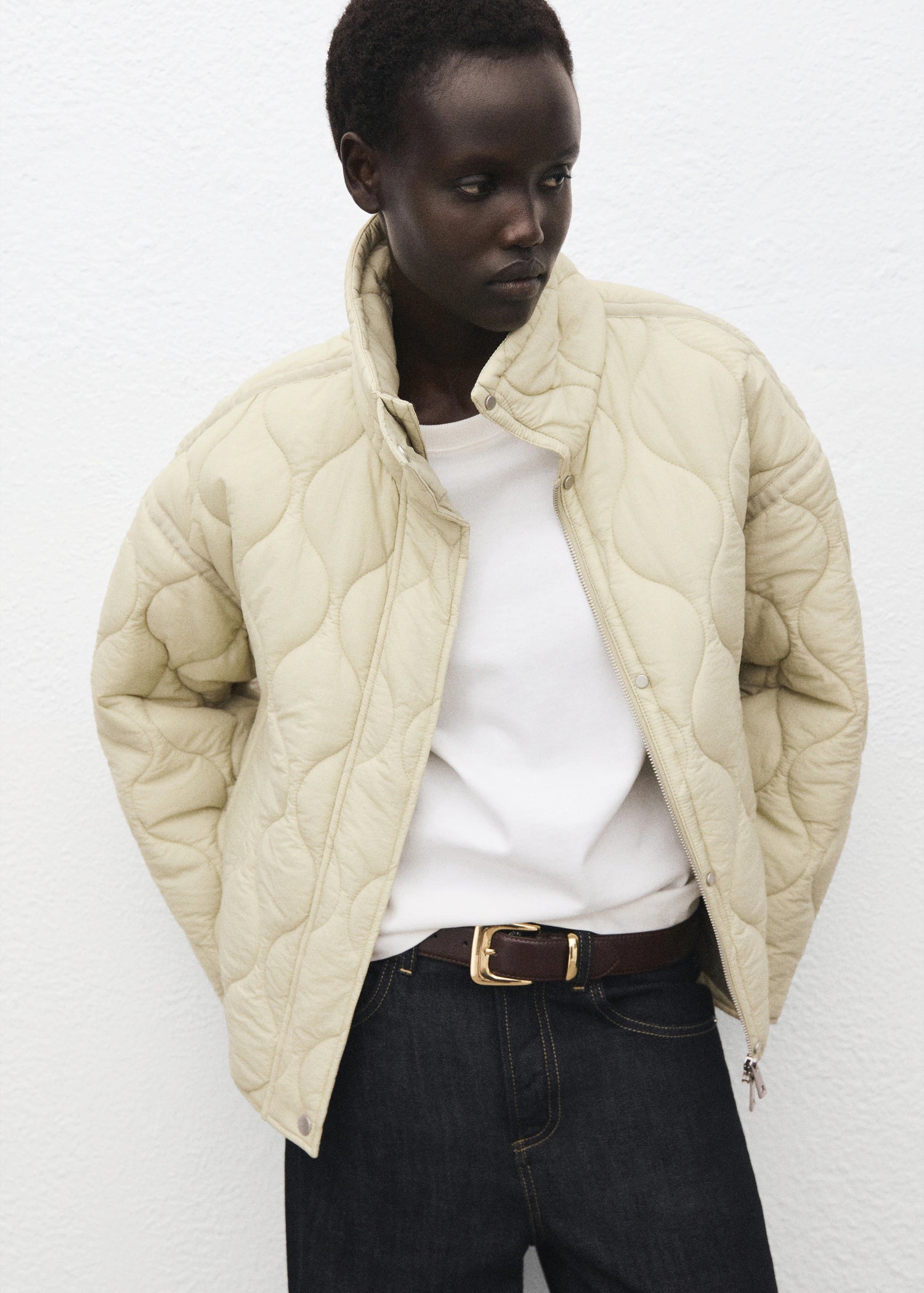 Oversized Quilted Anorak