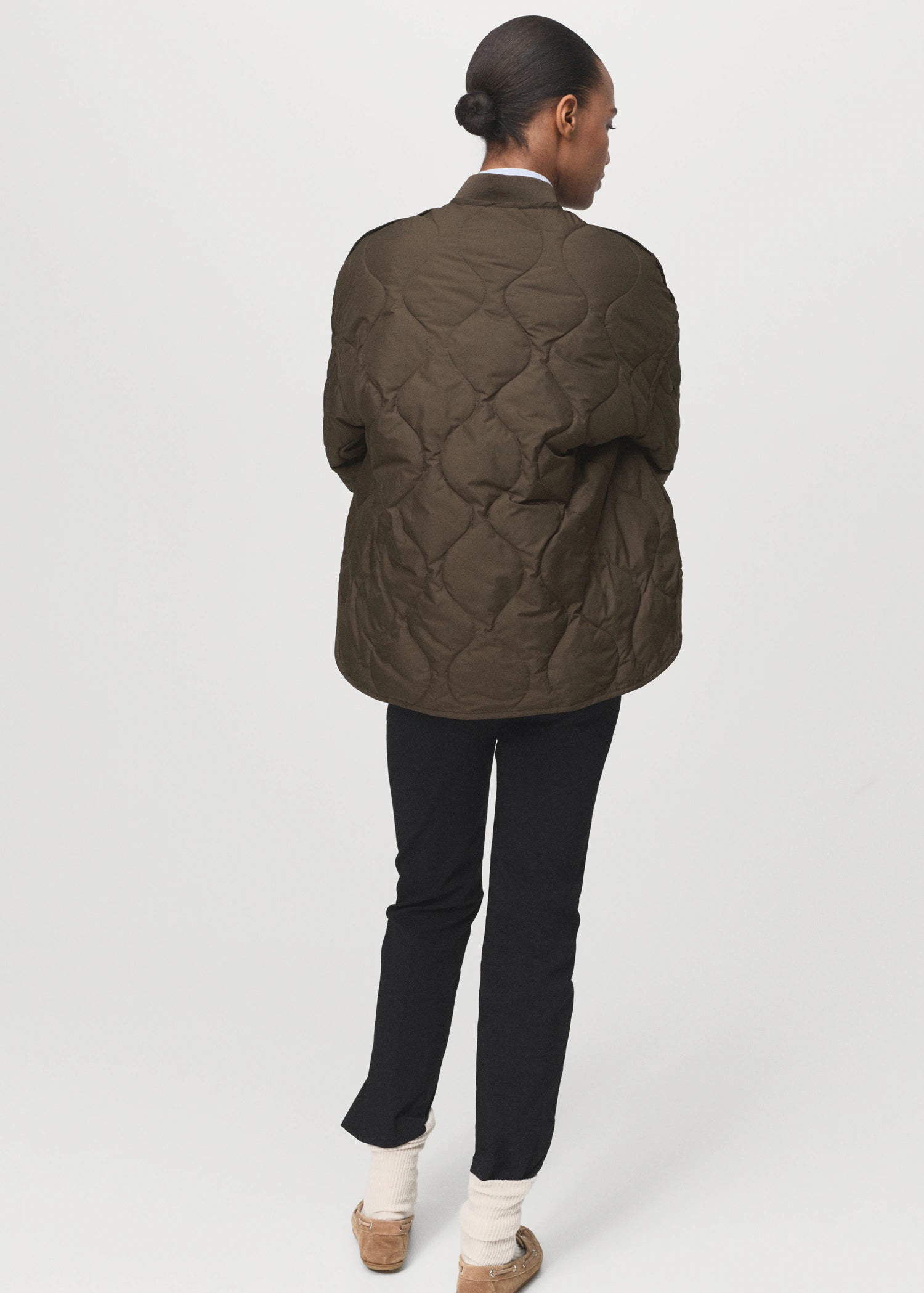 Oversized Quilted Anorak