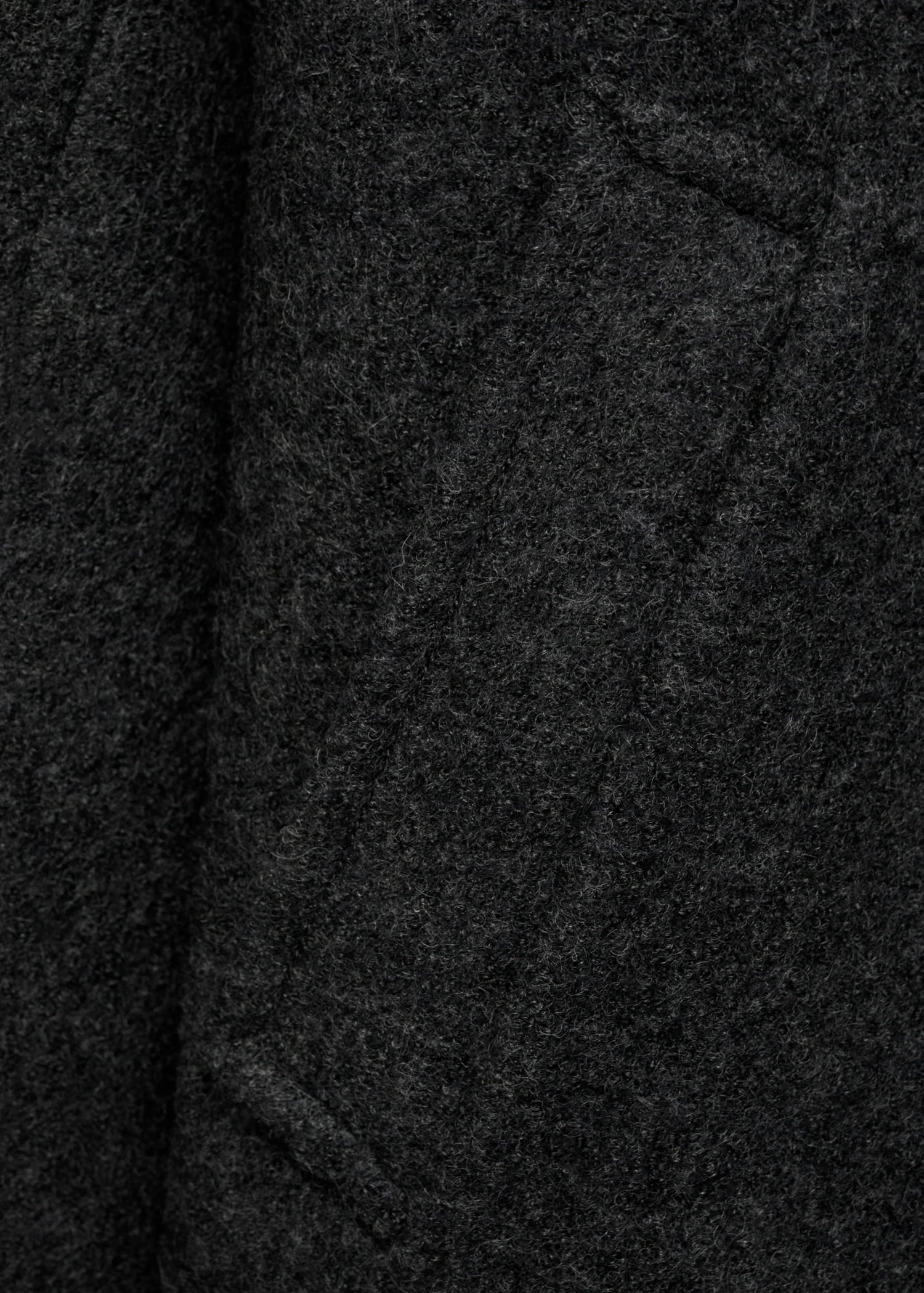 Oversized Wool Coat With Maxi Lapels