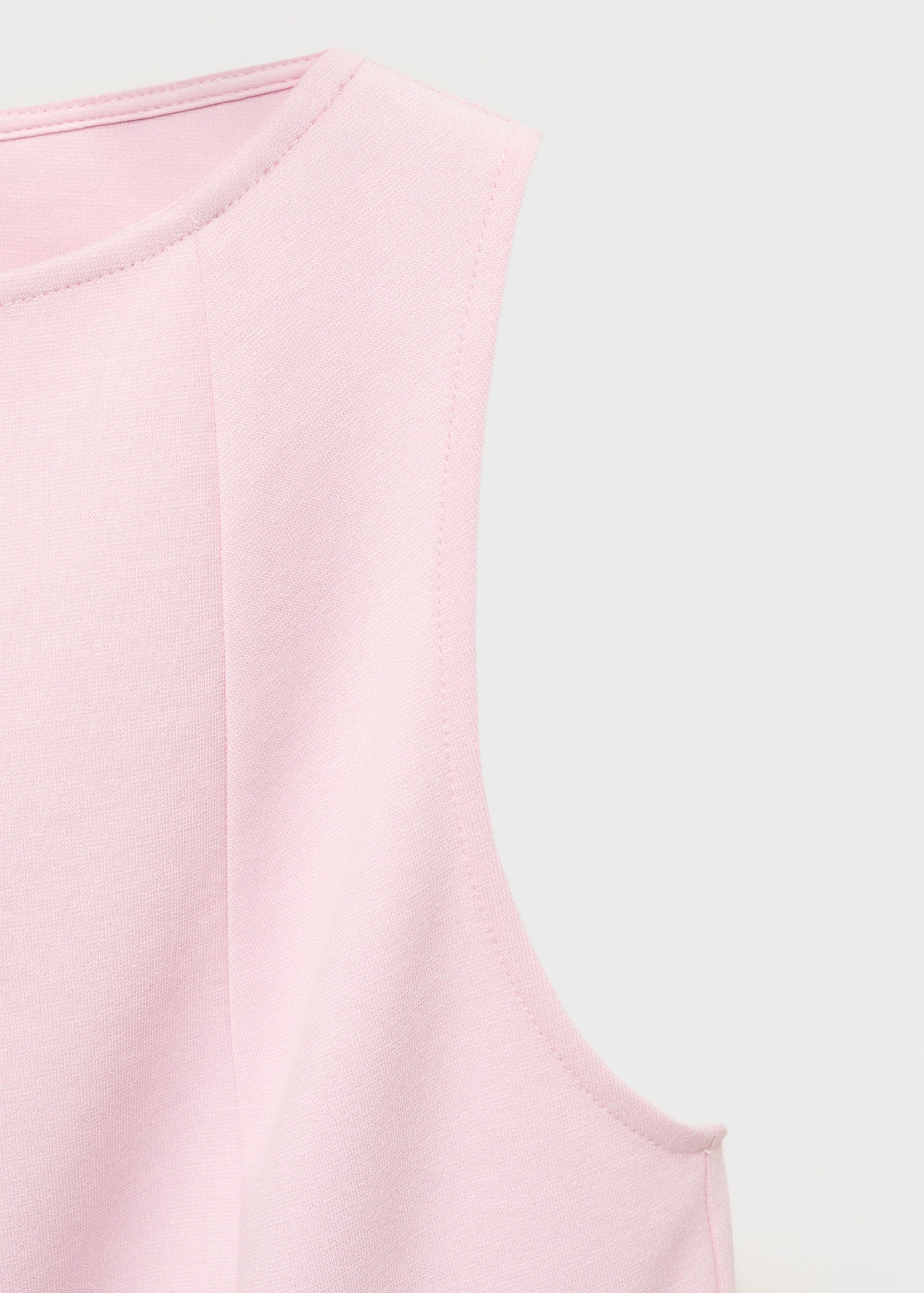 Peplum Top With Seam Detail