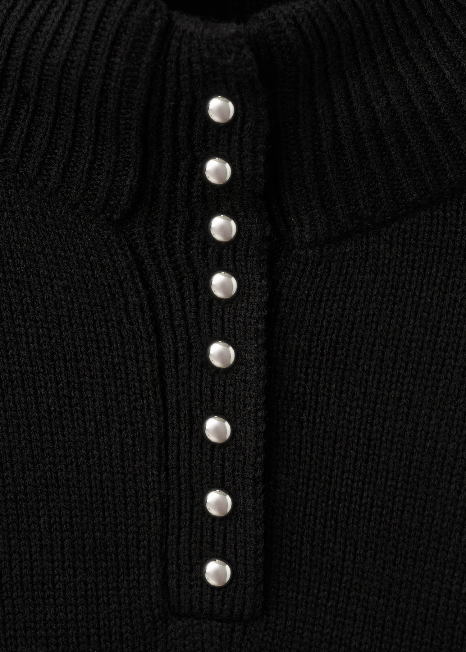 Perkins Neck Sweater With Button