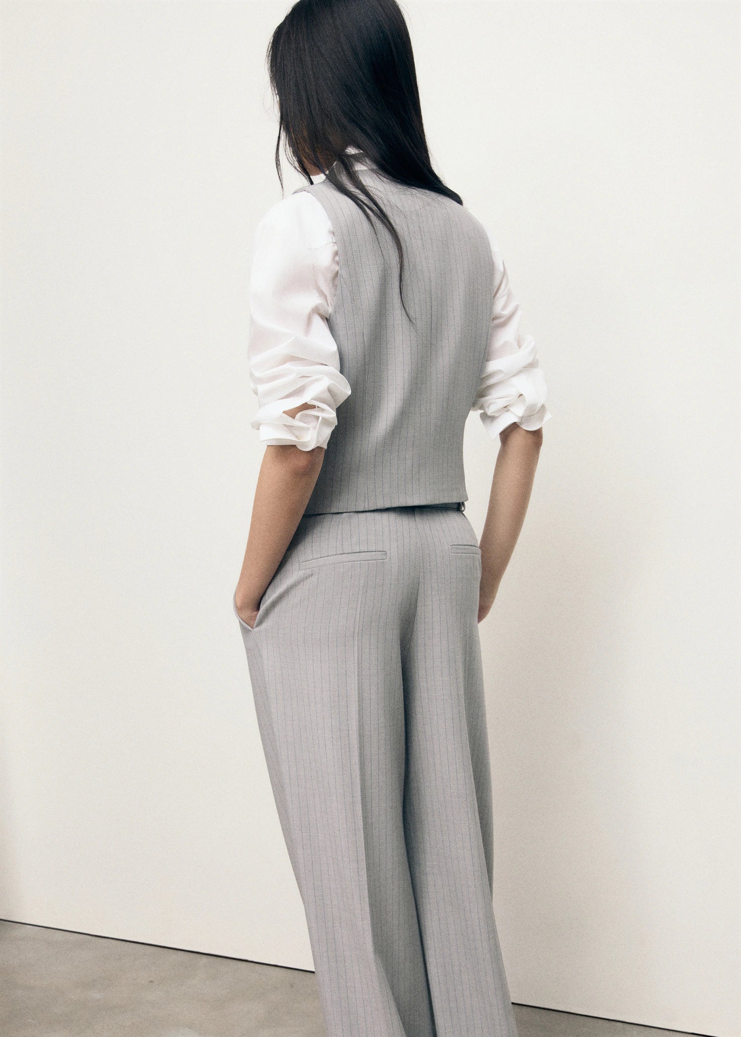 Pinstriped Suit Waistcoat