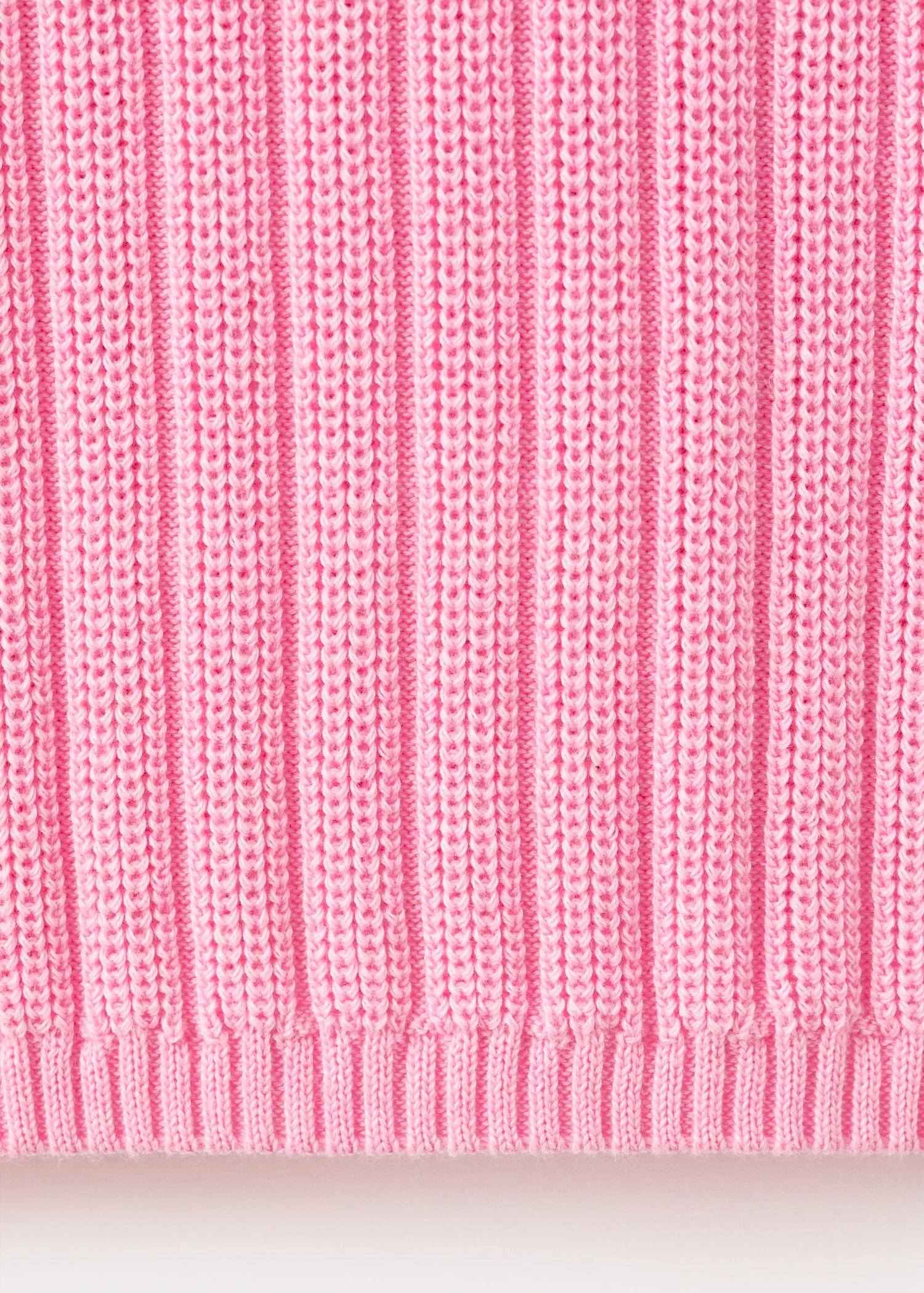 Polo Neck Ribbed Sweater