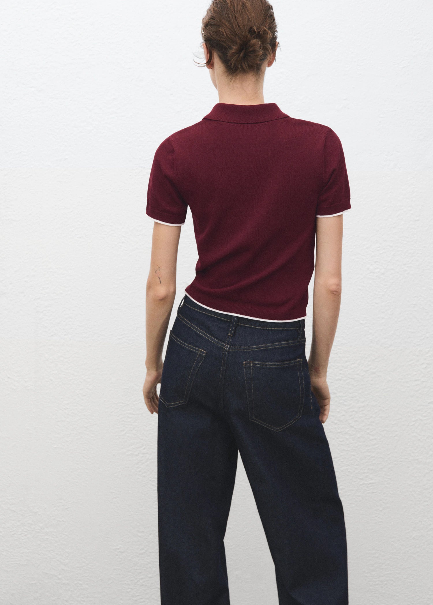 Polo Neck Sweater With Zip