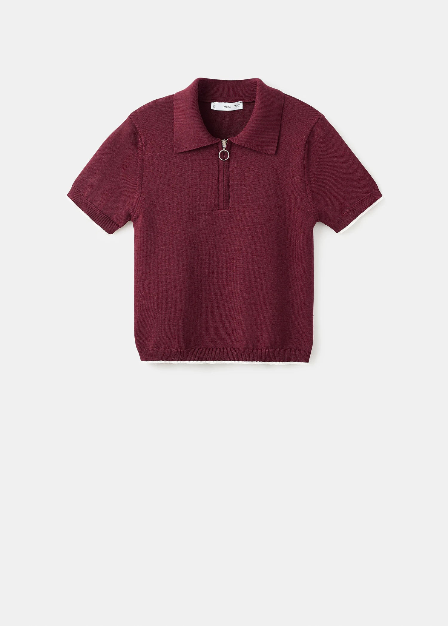 Polo Neck Sweater With Zip